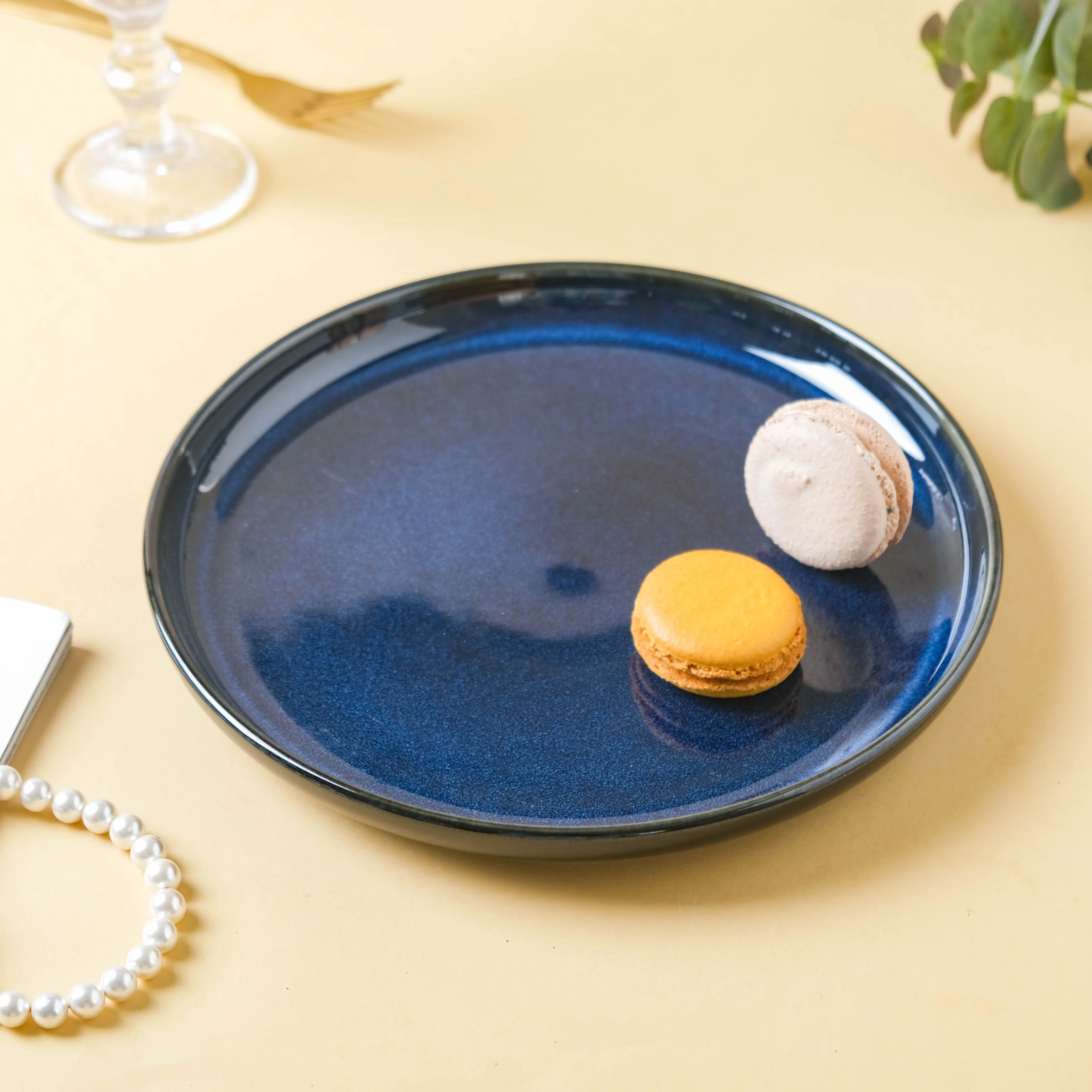 Dark Blue Dinner Plate - Image 2