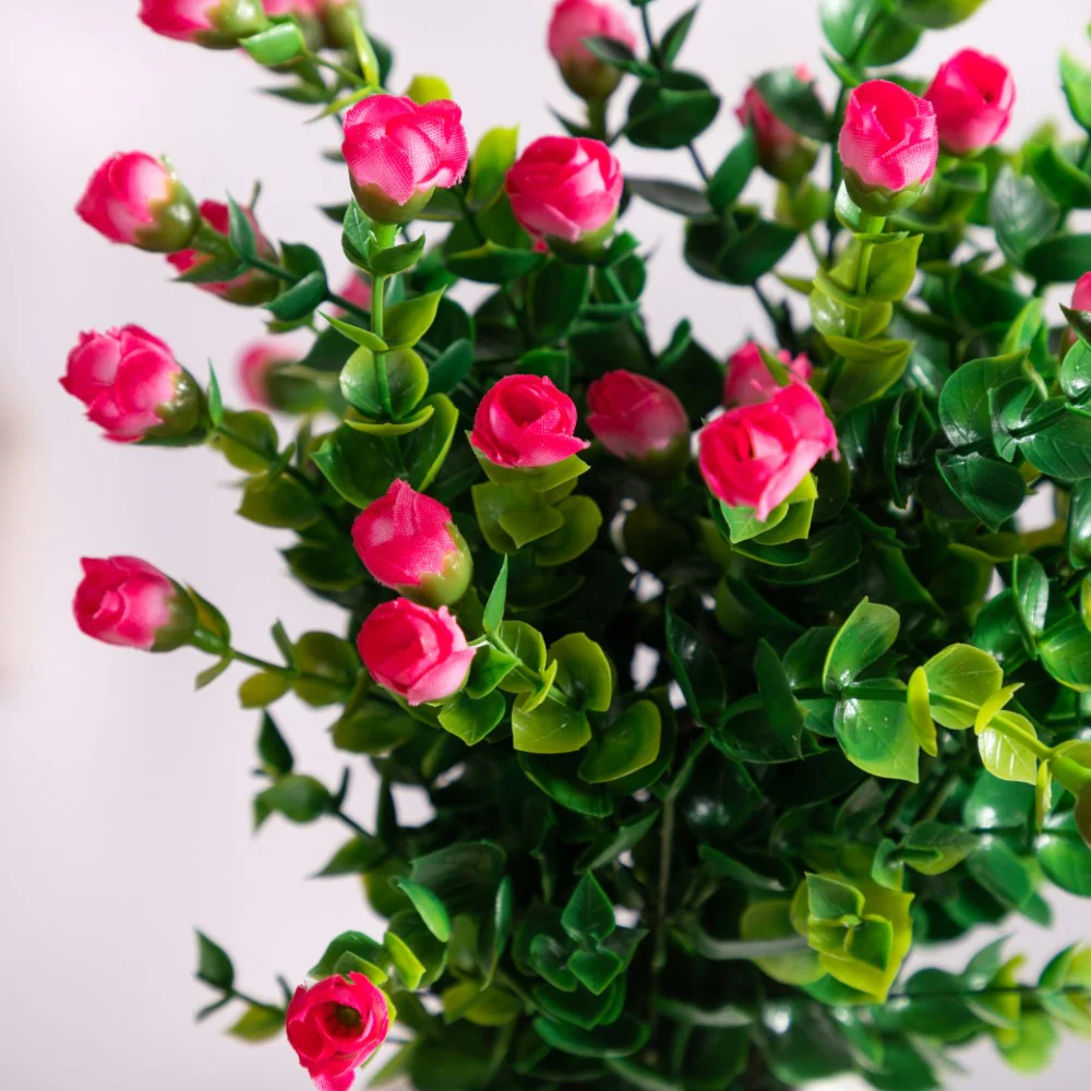 Decorative Flower Bud Stem Pink Set Of 2 - Image 6