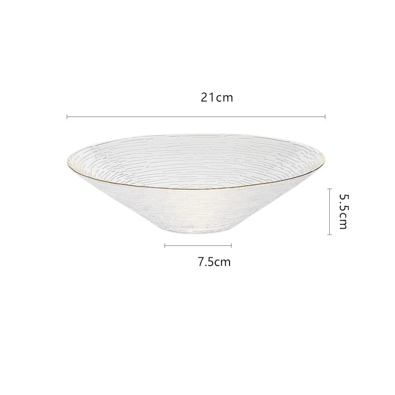 Decorative Glass Salad Bowl - Image 11