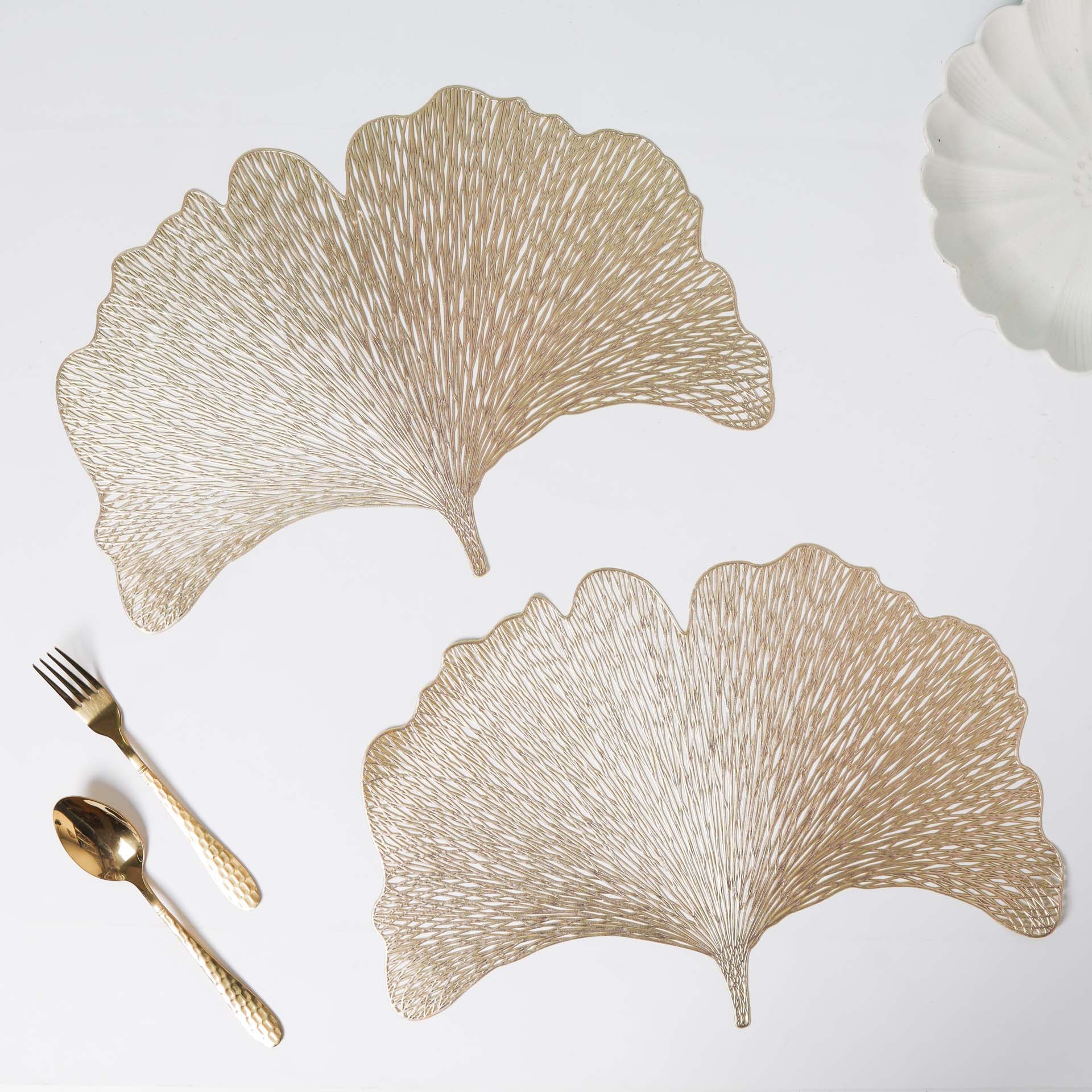 Decorative Leaf Placemat Set of 2 - Image 5