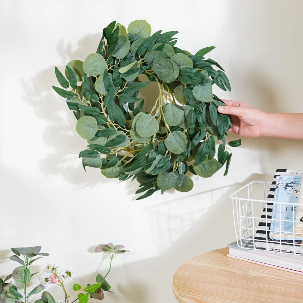 Decorative Willow And Eucalyptus Leaves Vine - Image 2