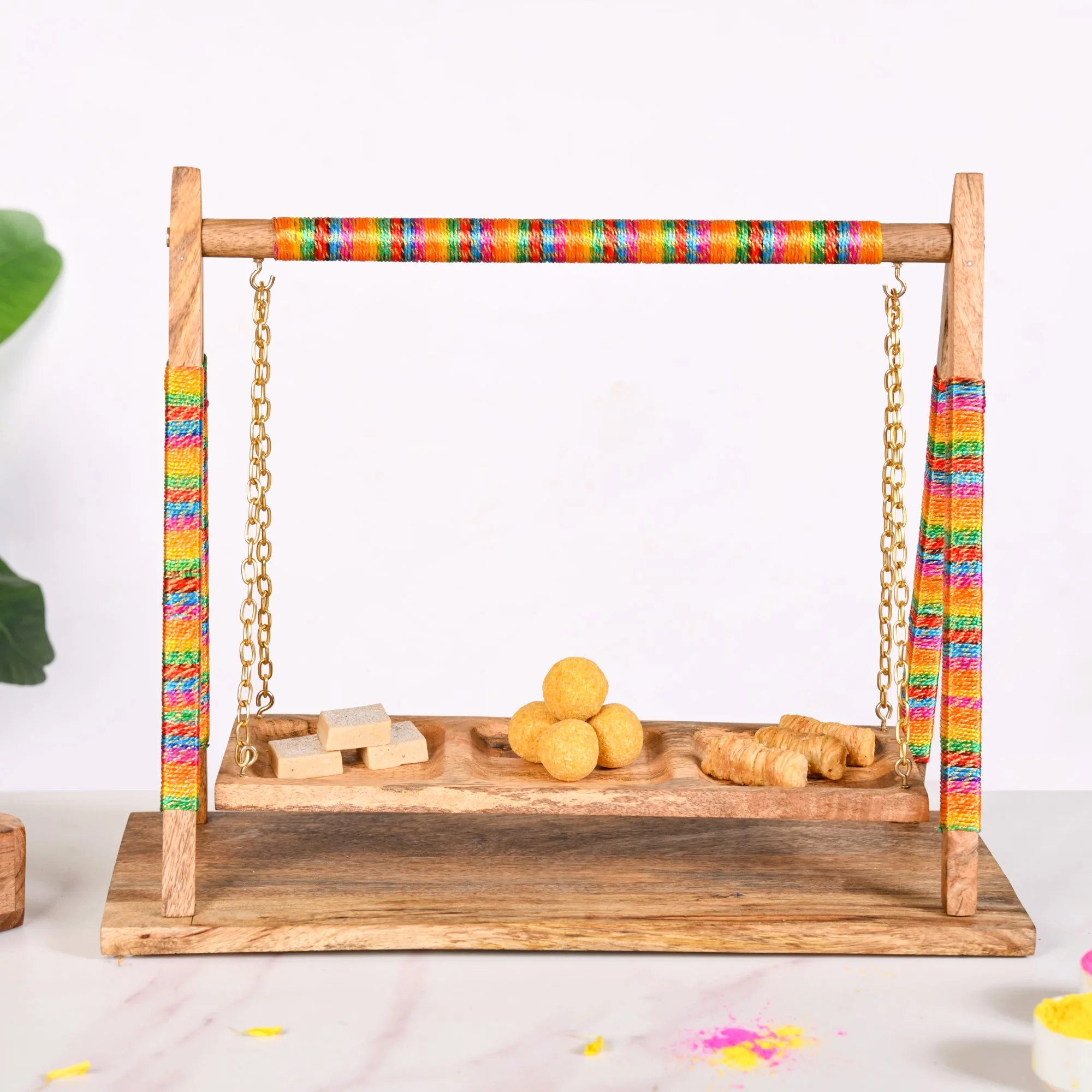 Detachable Swing Wooden Platter - Image 2