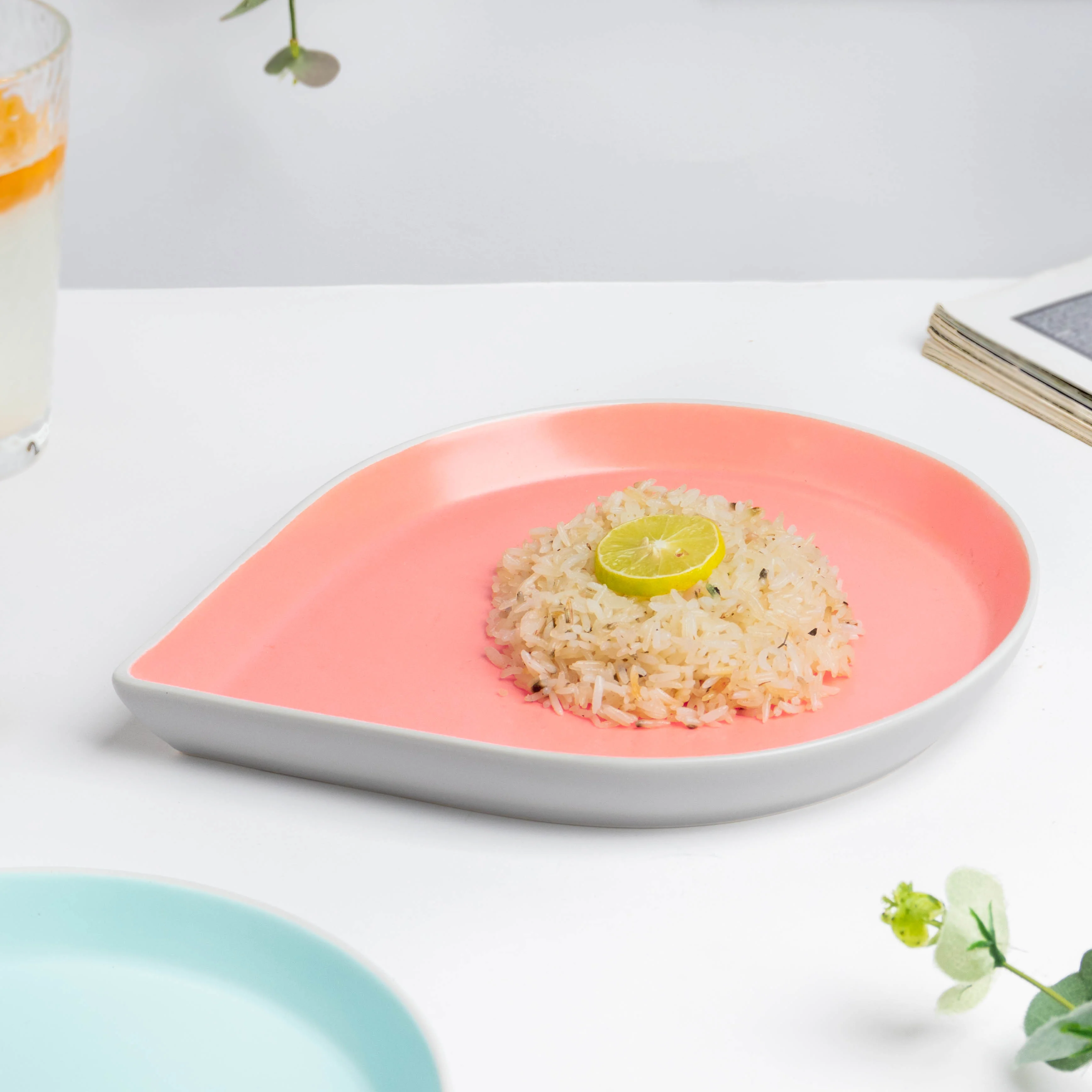 Dew Pink Snack Plate 10 Inch - Image 4
