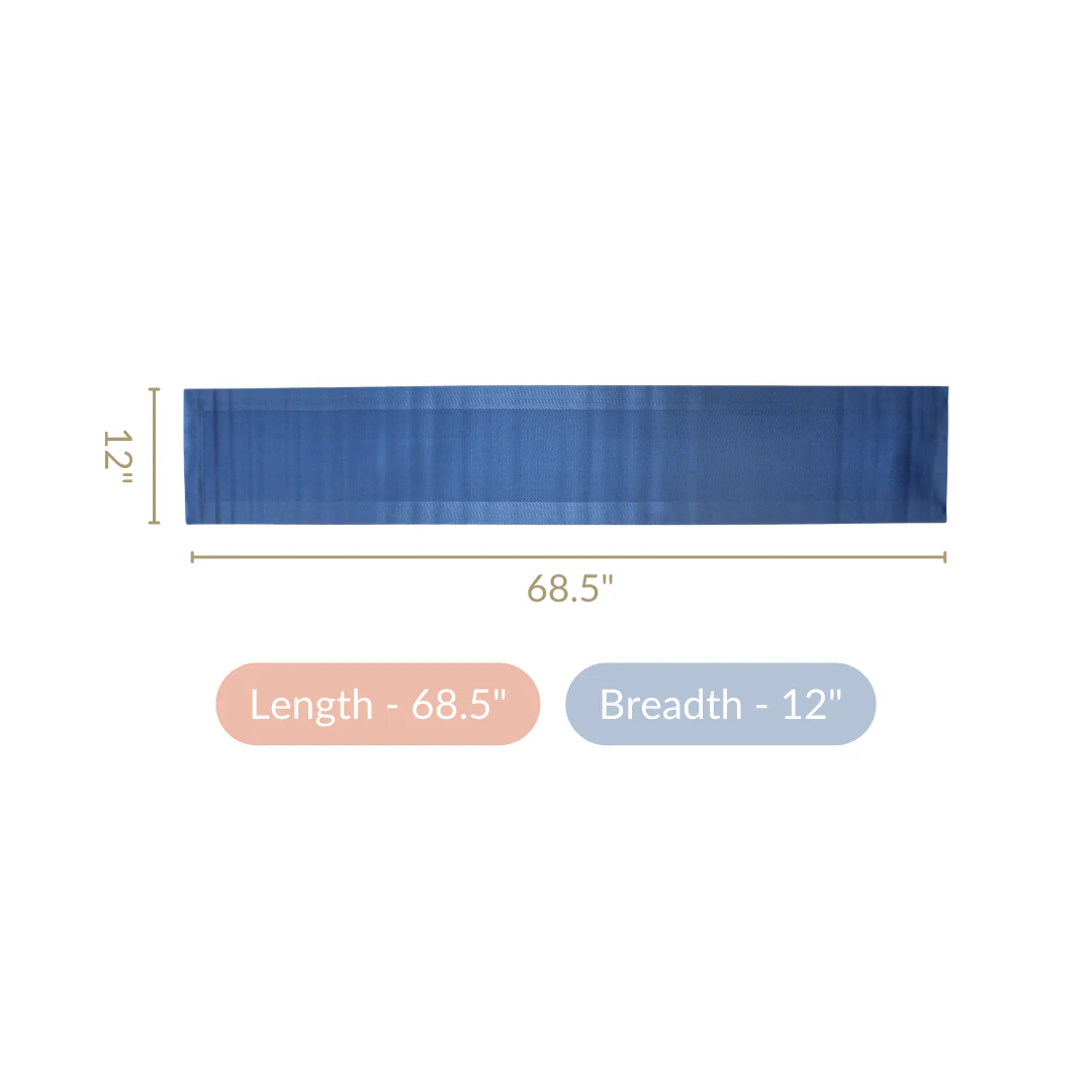 Dining Table Runner Blue - Image 5