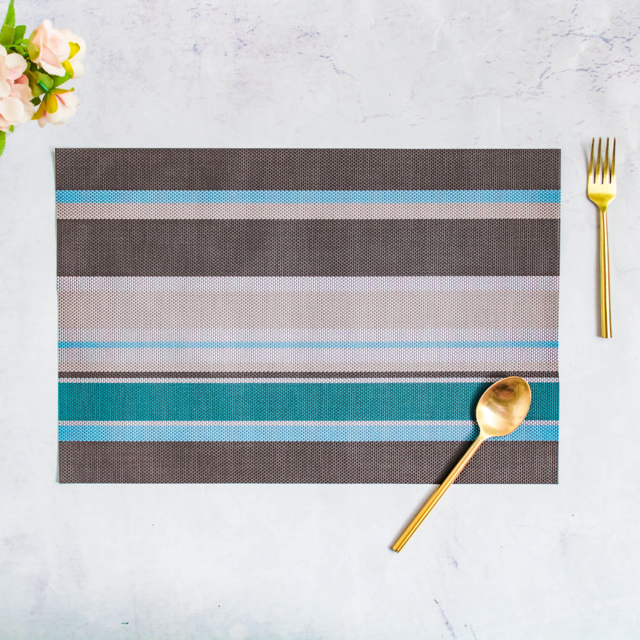 Dinner Mat Striped Set of 4 - Image 5
