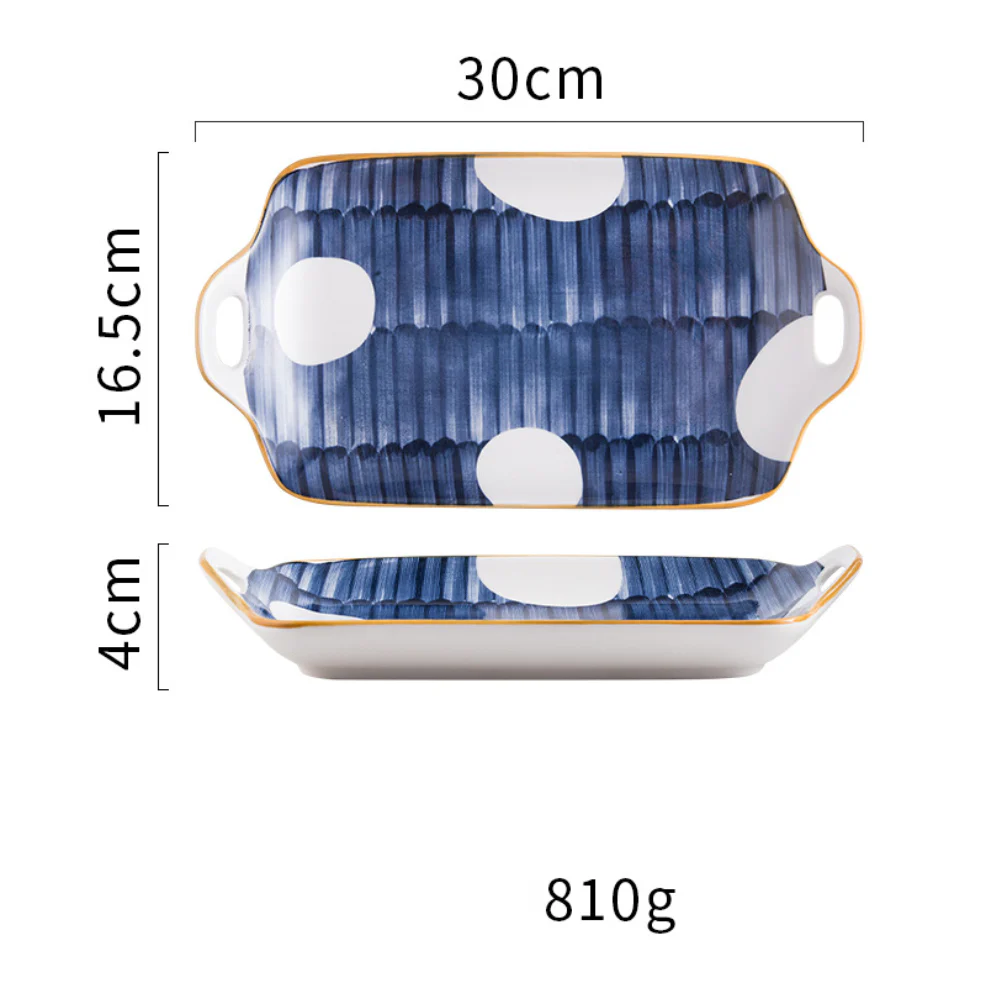 Hand painted Dinner Set Nitori - Image 18
