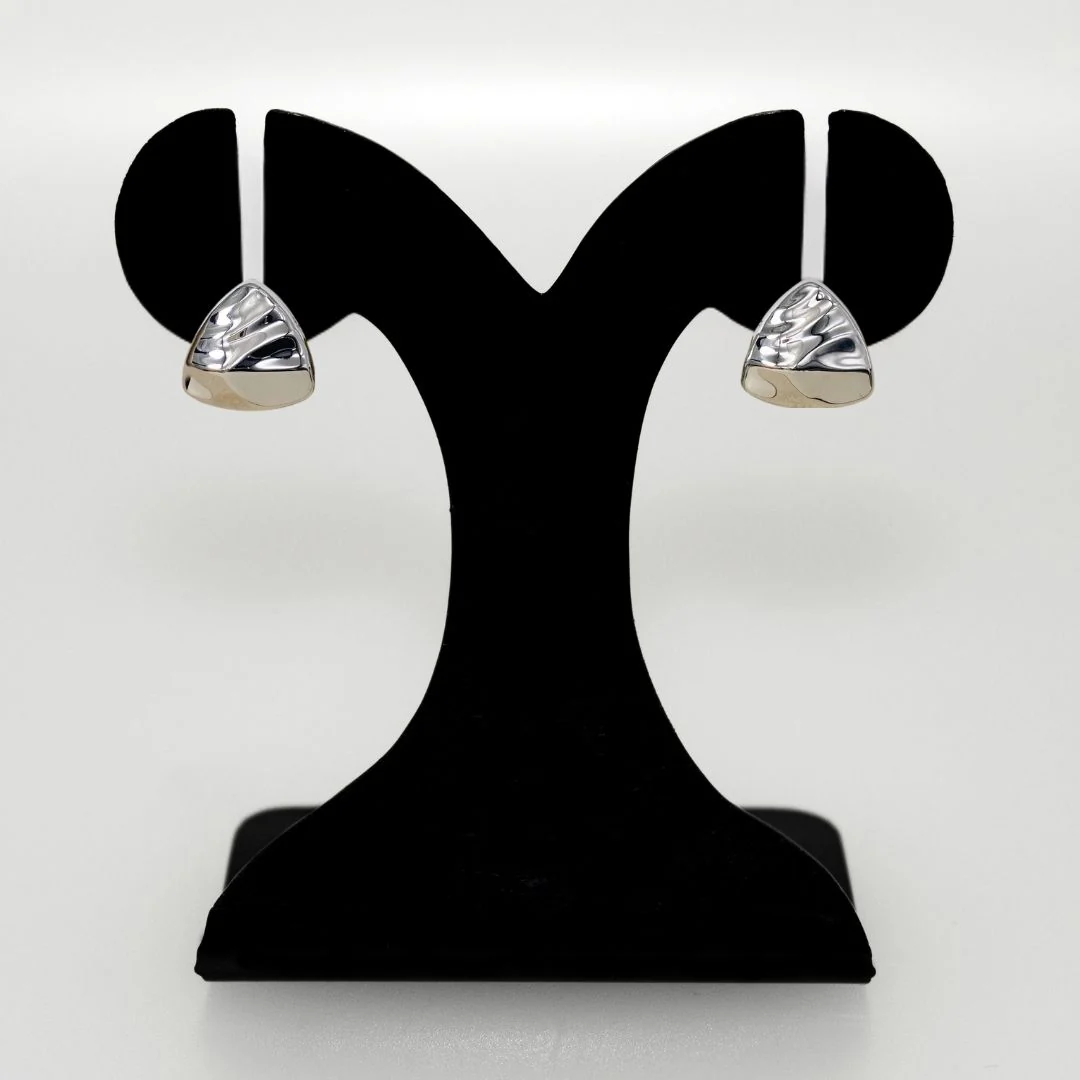 Distressed Metal Silver Studs - Image 6