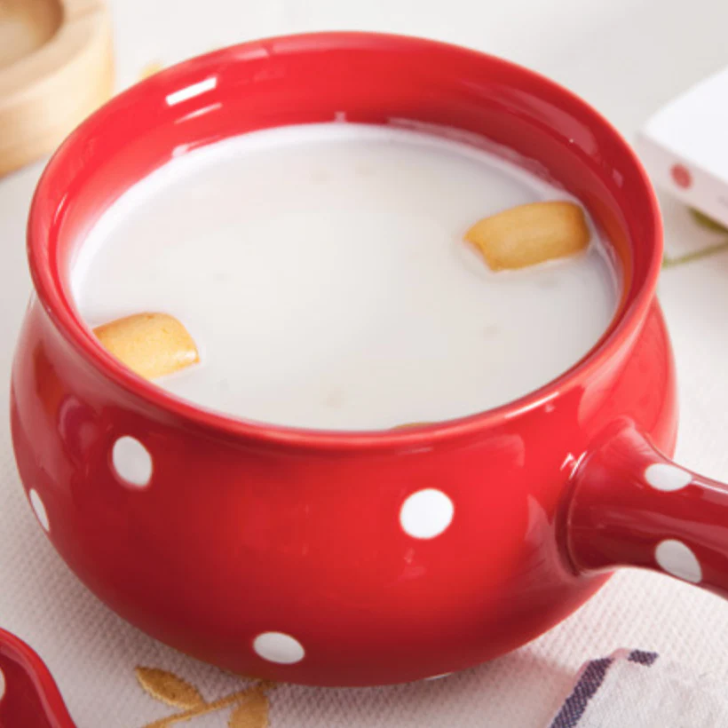 Dots Ceramic Pot Red 500 ml - Image 3