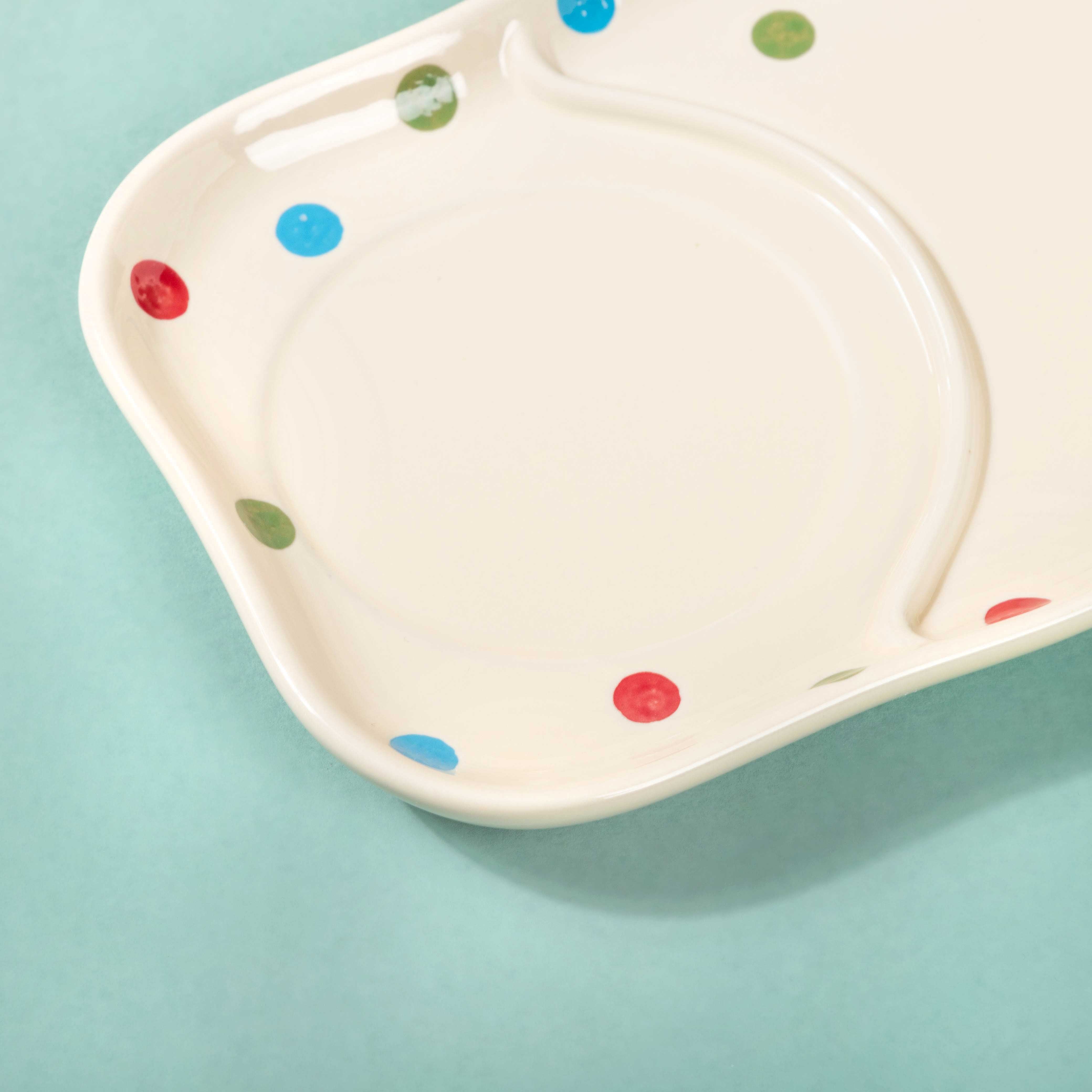 Dots Soup Plate White - Image 6