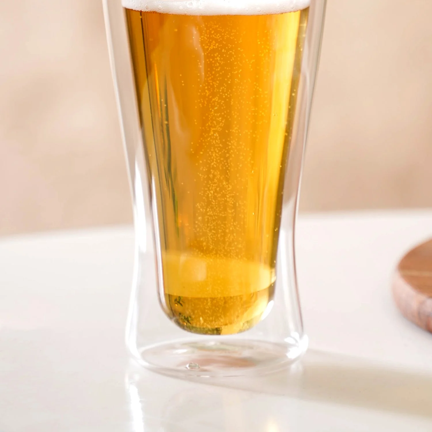 Double Wall Tall Beer Glass Set Of 2 750ml - Image 6