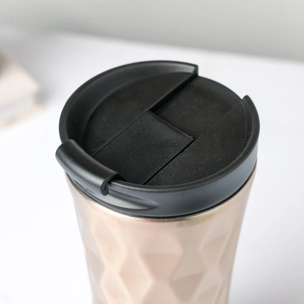 Double Walled Travel Tumbler Gold 500ml - Image 6