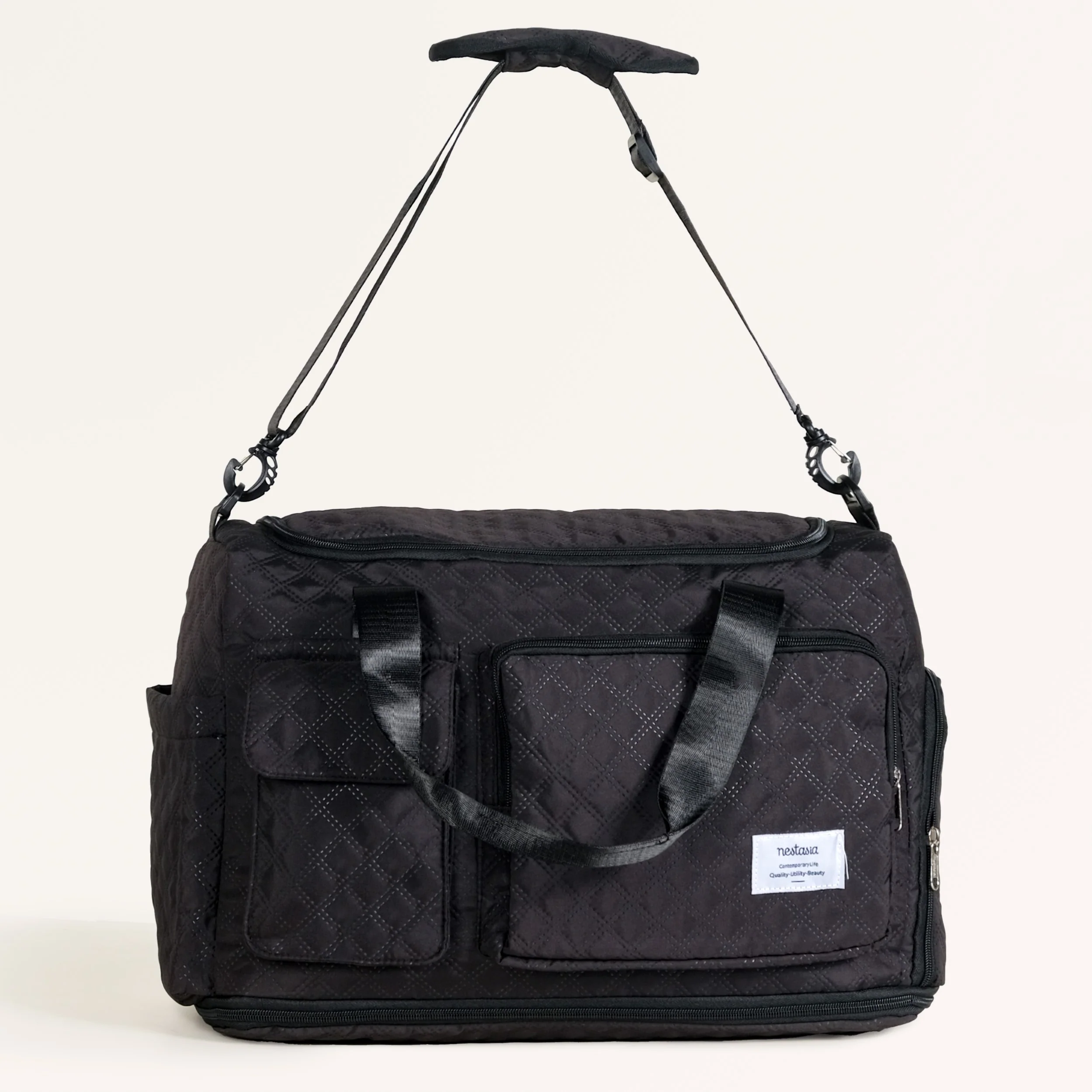 Dova Extendable Bag For Travel Black - Image 8