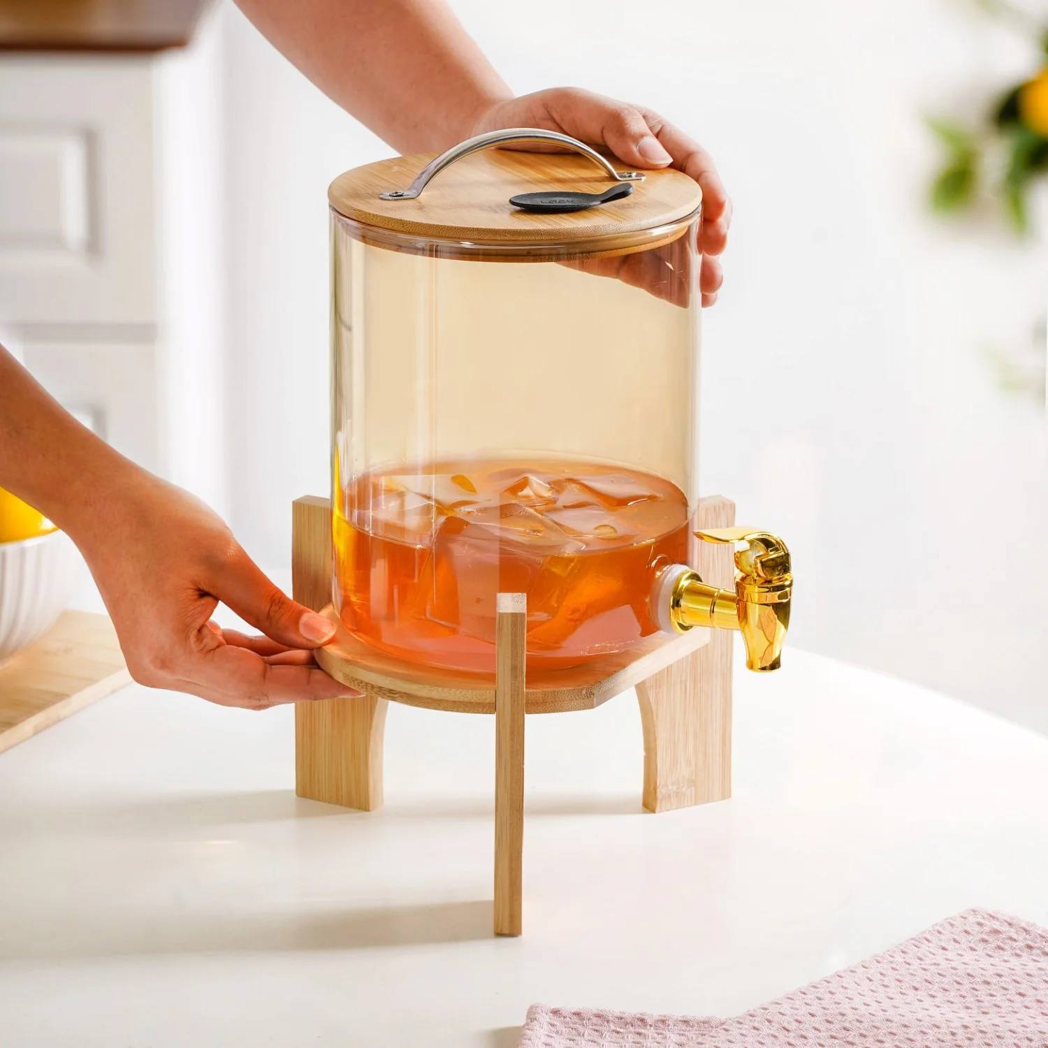 Drink Dispenser Amber 3600ml - Image 3