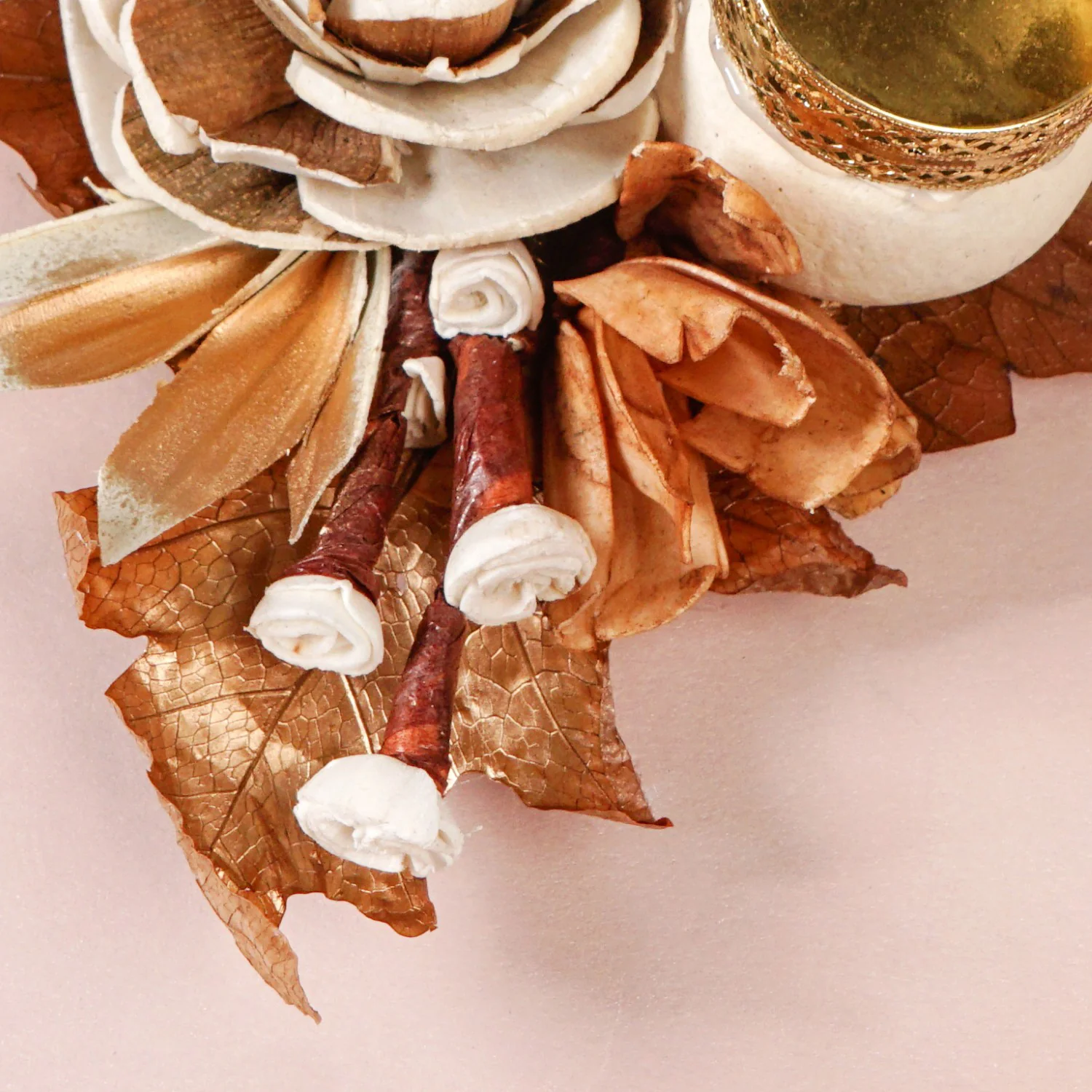 Earthbloom Natural Tea Light Candle Holder Set Of 4 - Image 7