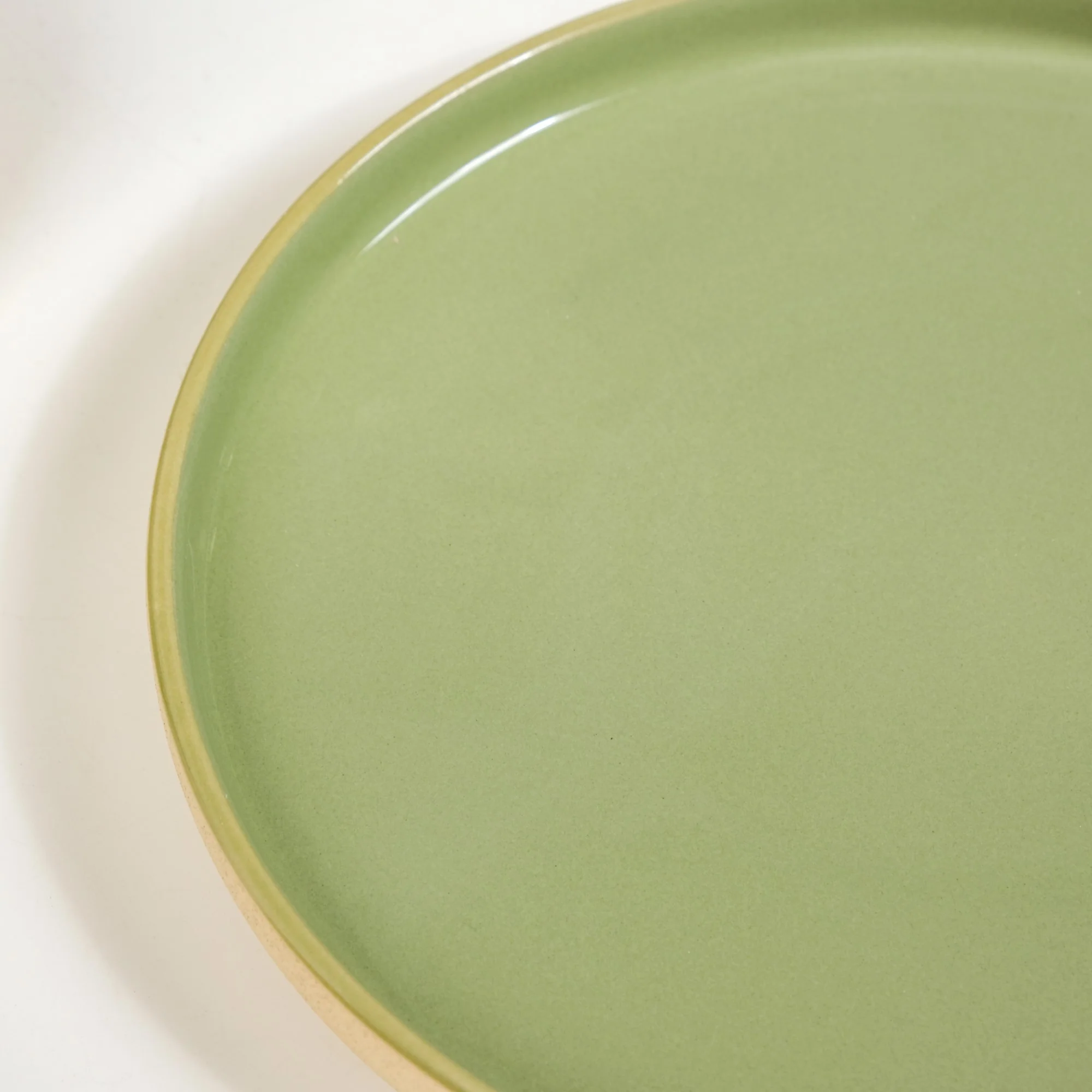 Earthy Sage Green Stoneware Snack Plates Set Of 4 8 Inch - Image 9