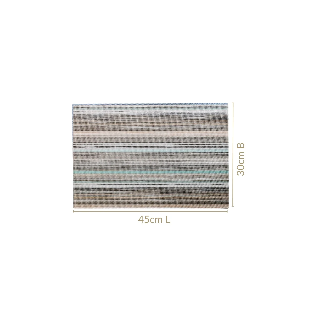 Earthy Stripes Dining Tablemat Set Of 6 - Image 4