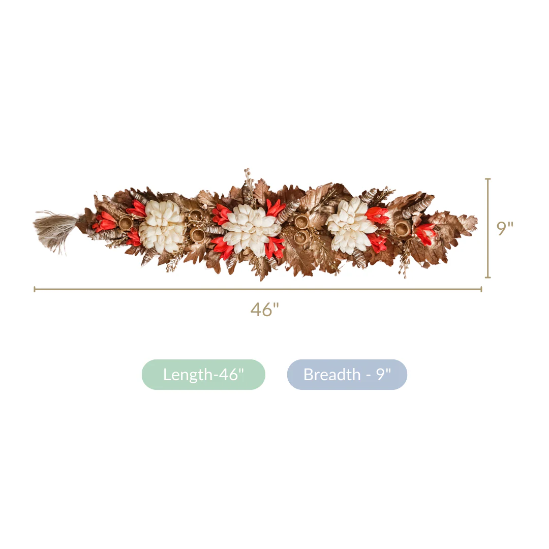 Eco-friendly Door Hanging Decor For Home Red - Image 4