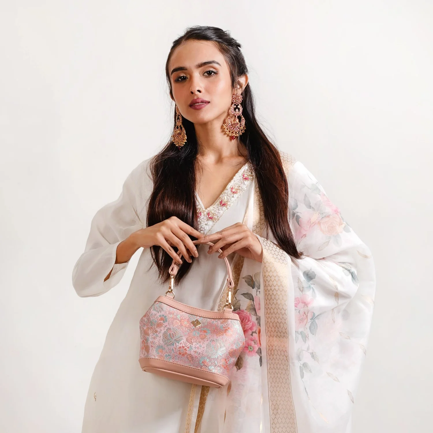 Eden Bucket Bag Pink - Image 3