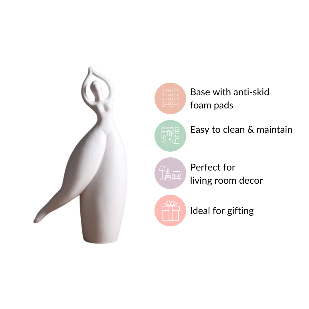 Elegant Dancer Decor Sculpture - Image 5