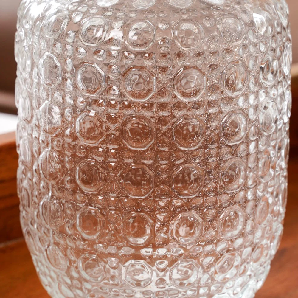 Embossed Bedside Carafe Set Of 2 - Image 7
