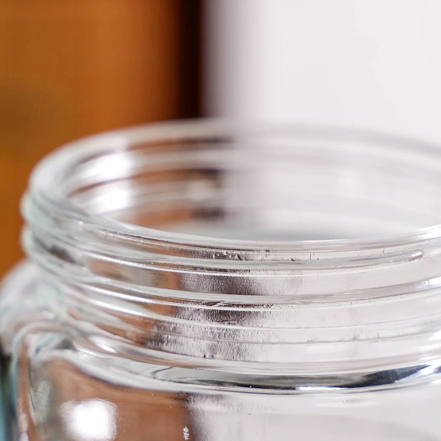 Embossed Glass Jar With Airtight Lid Set Of 4 750ml - Image 6