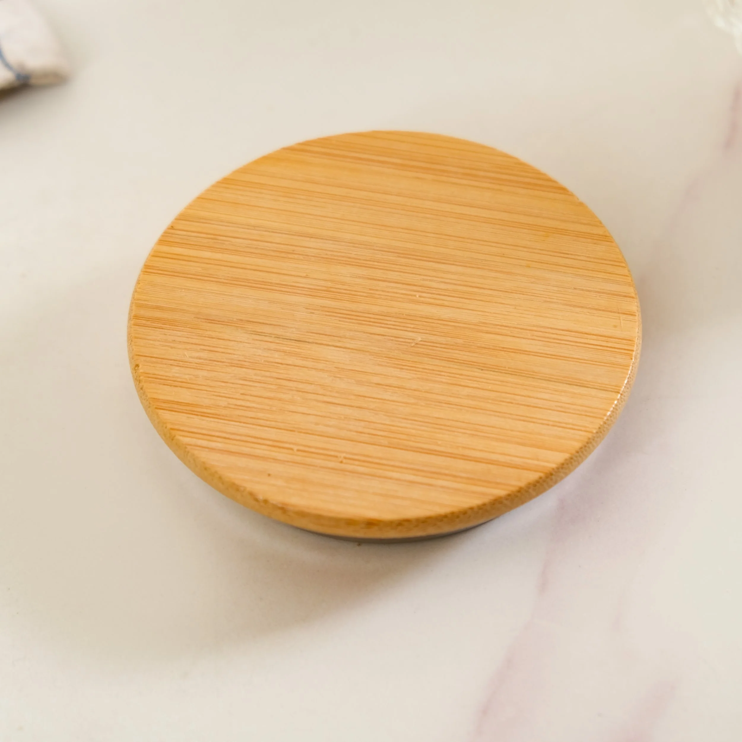 Embossed Glass Jar With Bamboo Lid Set Of 2 1200ml - Image 6