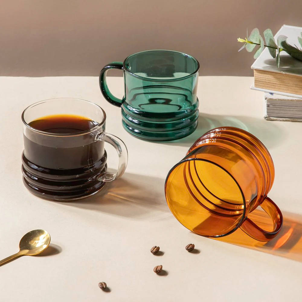Emerald Modern Glass Cup 350ml - Image 6