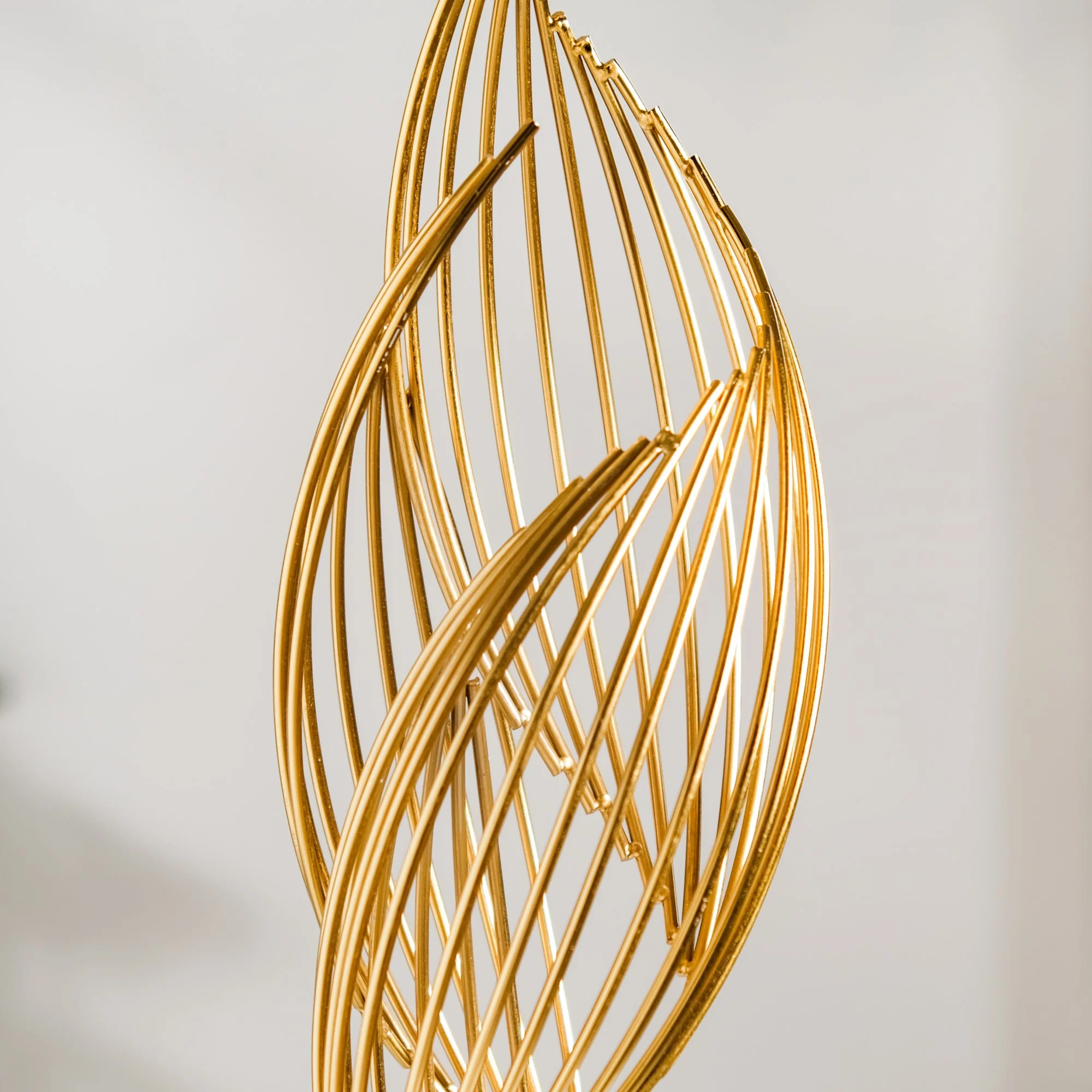 Eternal Flame Sculpture Showpiece Gold Large - Image 10