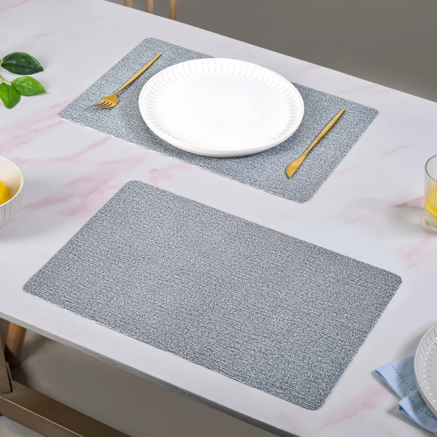 Evening Blue Dinner Placemat Set Of 6 - Image 3