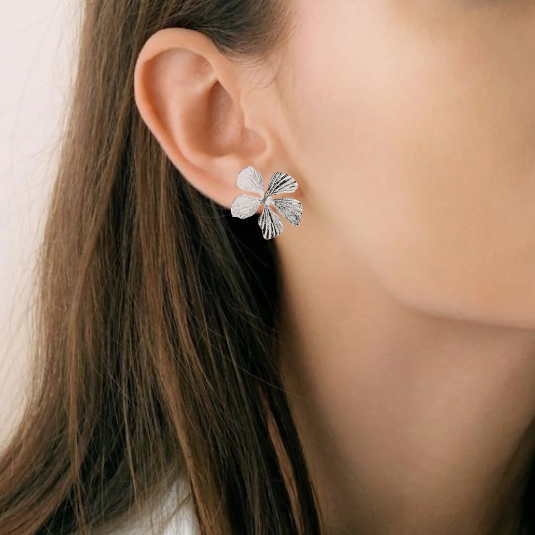 Everbloom Studs Silver - Image 2