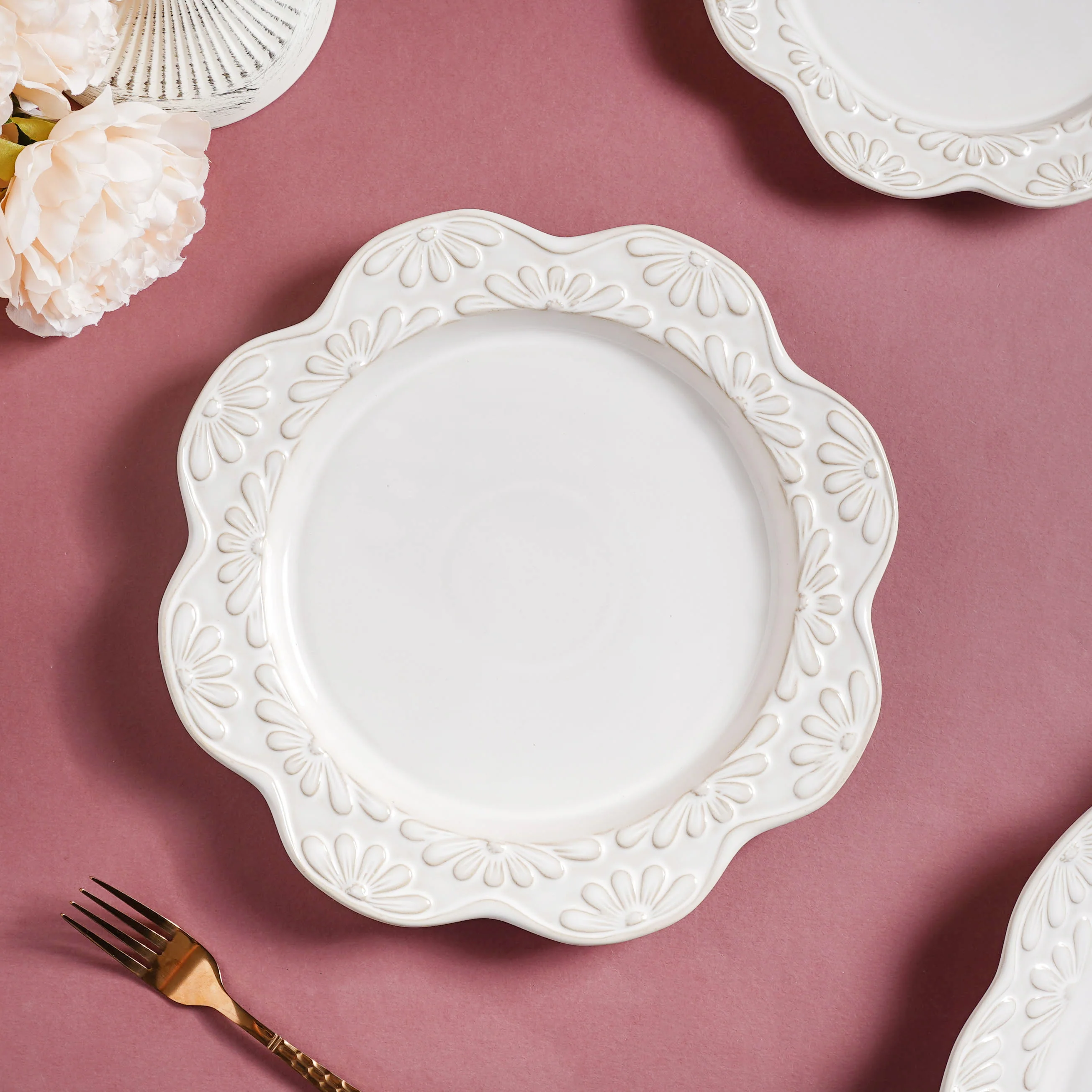 Faye Floral 23 Piece Dinner Set For 6 - Image 4