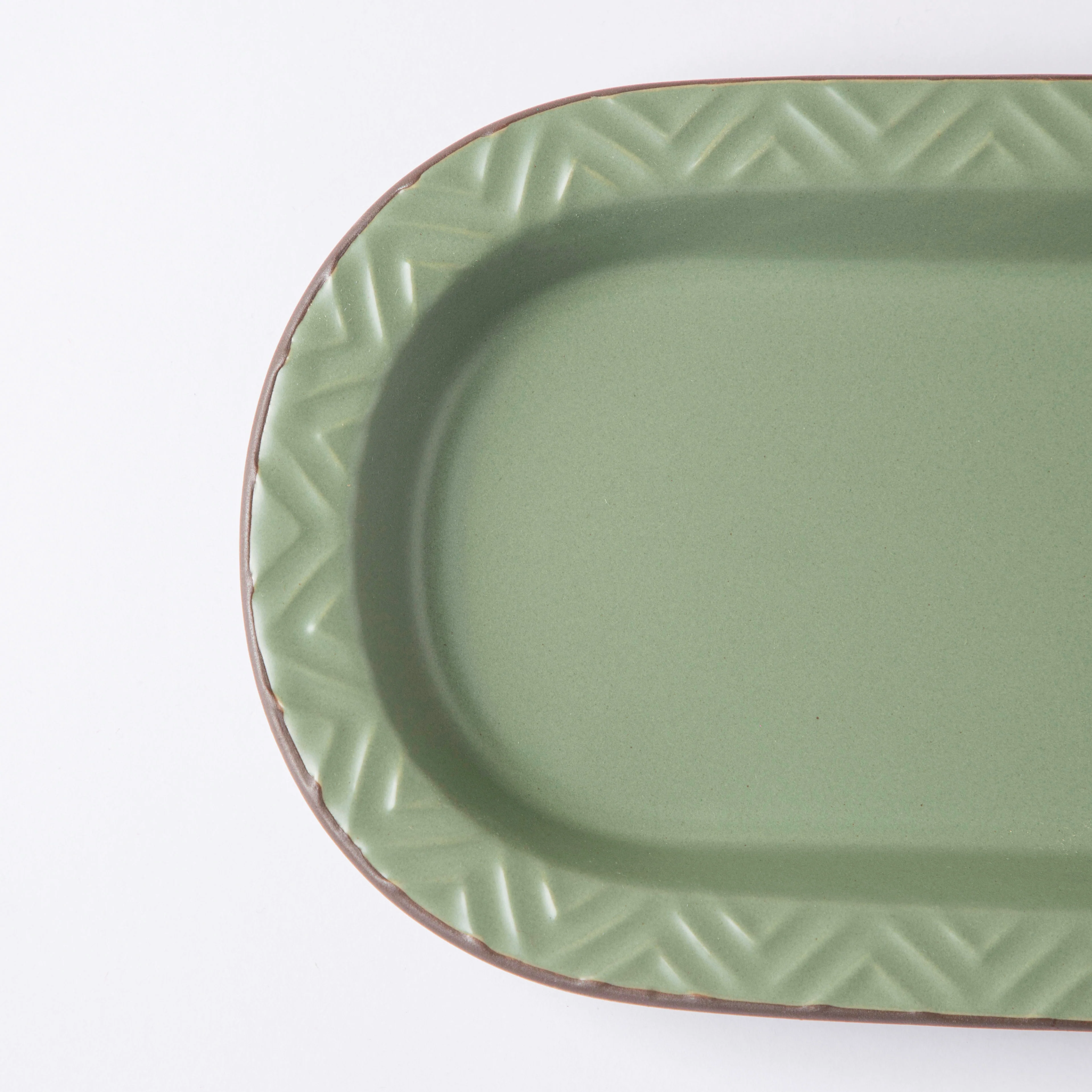 Fern Green Long Plate 12 Inch - Image 4