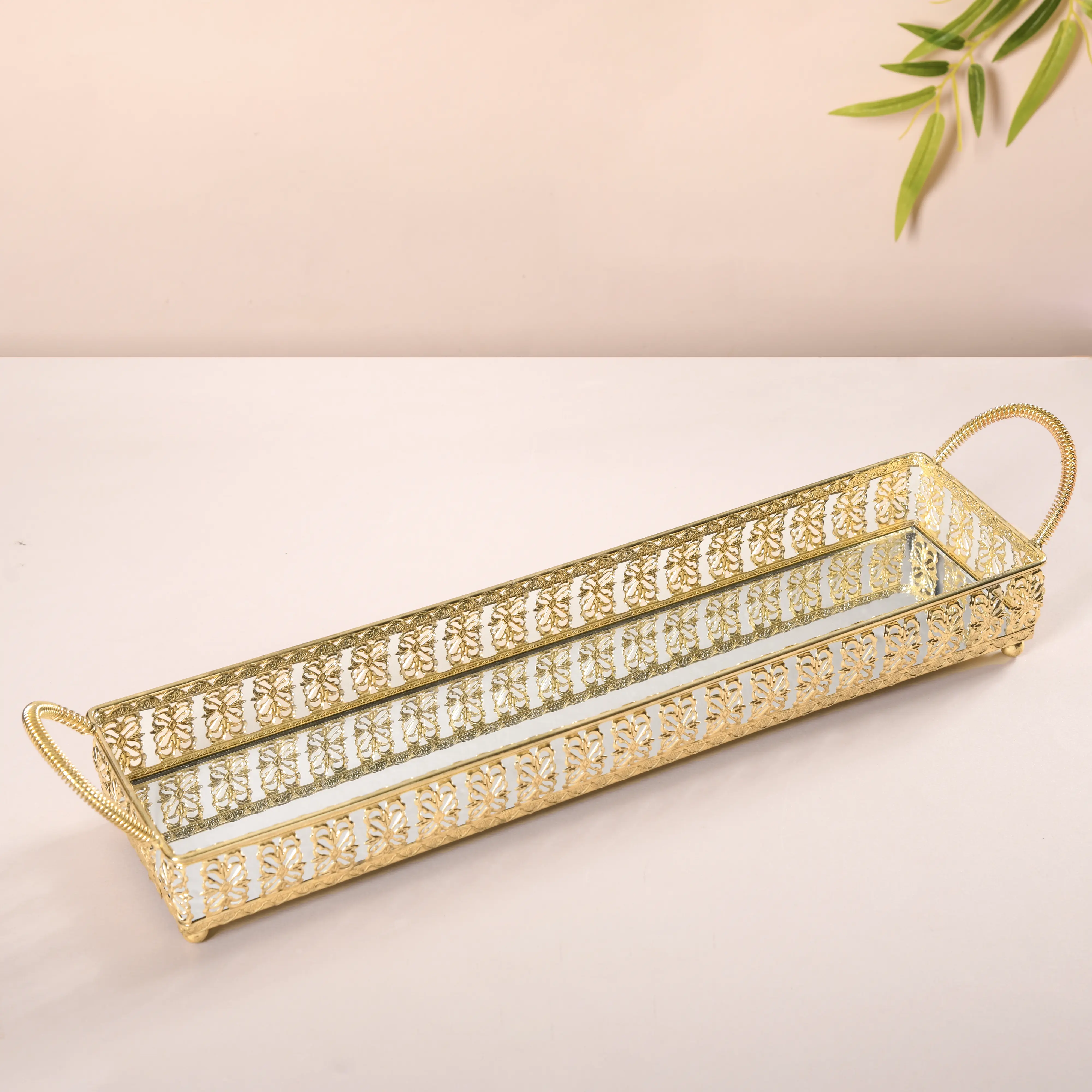 Festive Tray And Glass Set Gift Hamper - Image 2