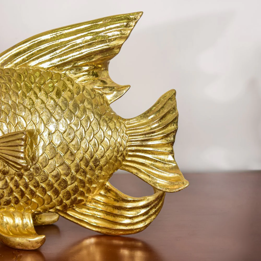 Fish Table Decor Gold - Image 6