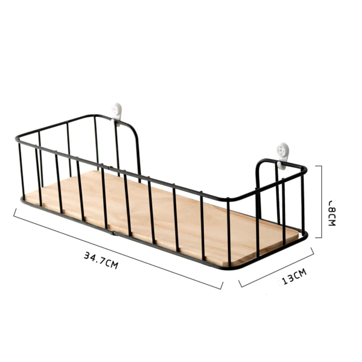 Floating Wall Shelf - Black - Image 4