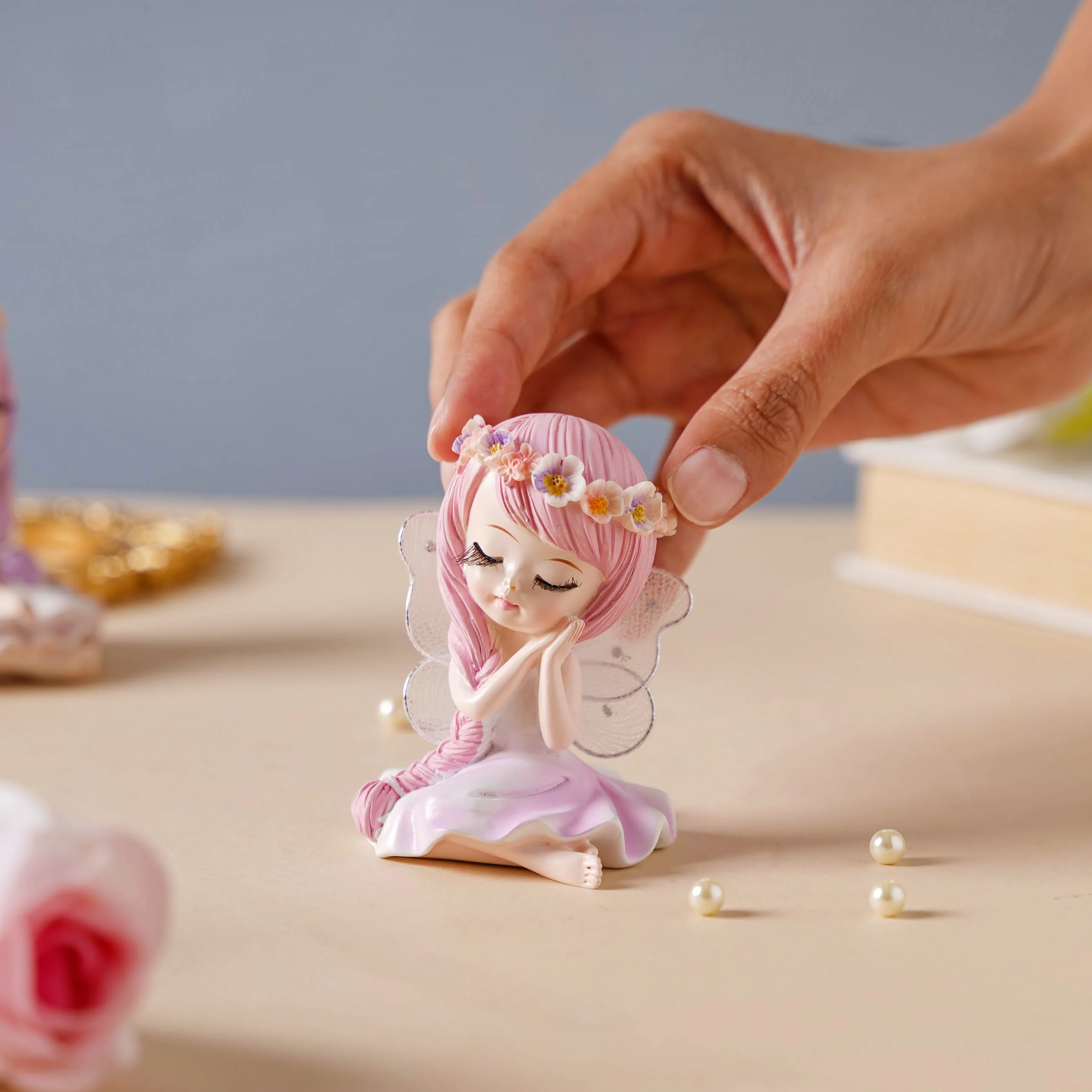 Floral Fairy Small Showpiece - Image 8
