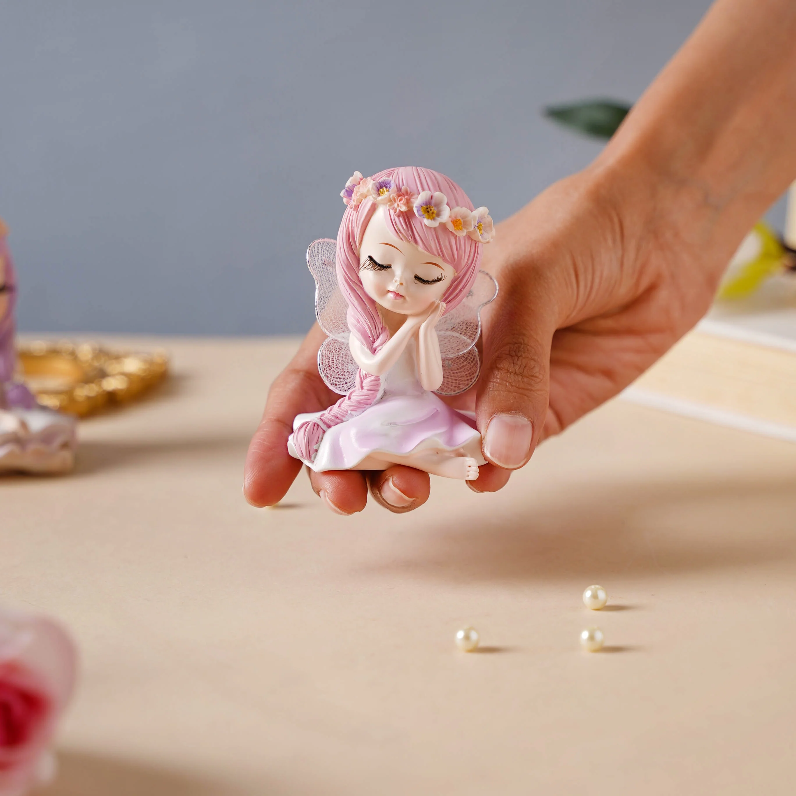 Floral Fairy Small Showpiece - Image 9