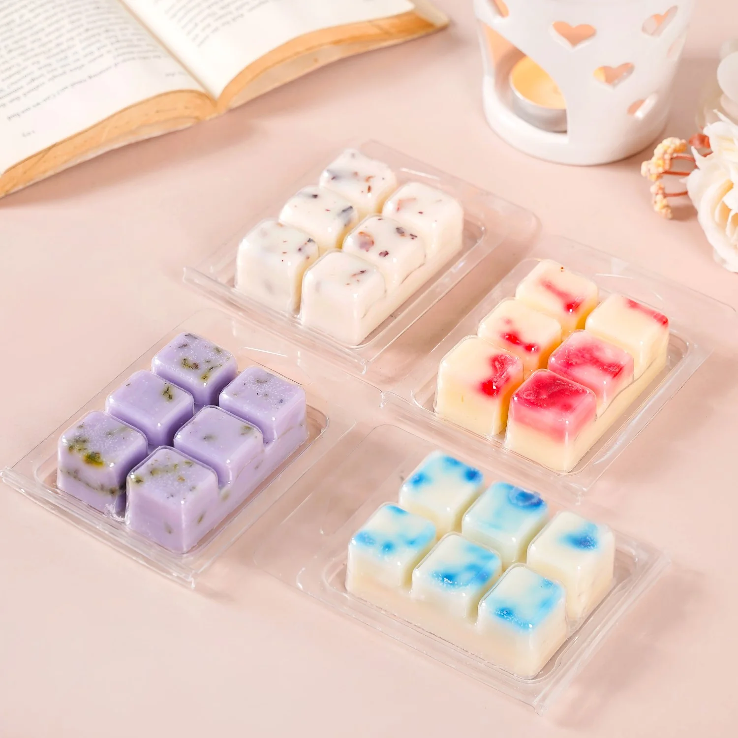 Floral Fusion Scented Wax Melts Set Of 4 - Image 10
