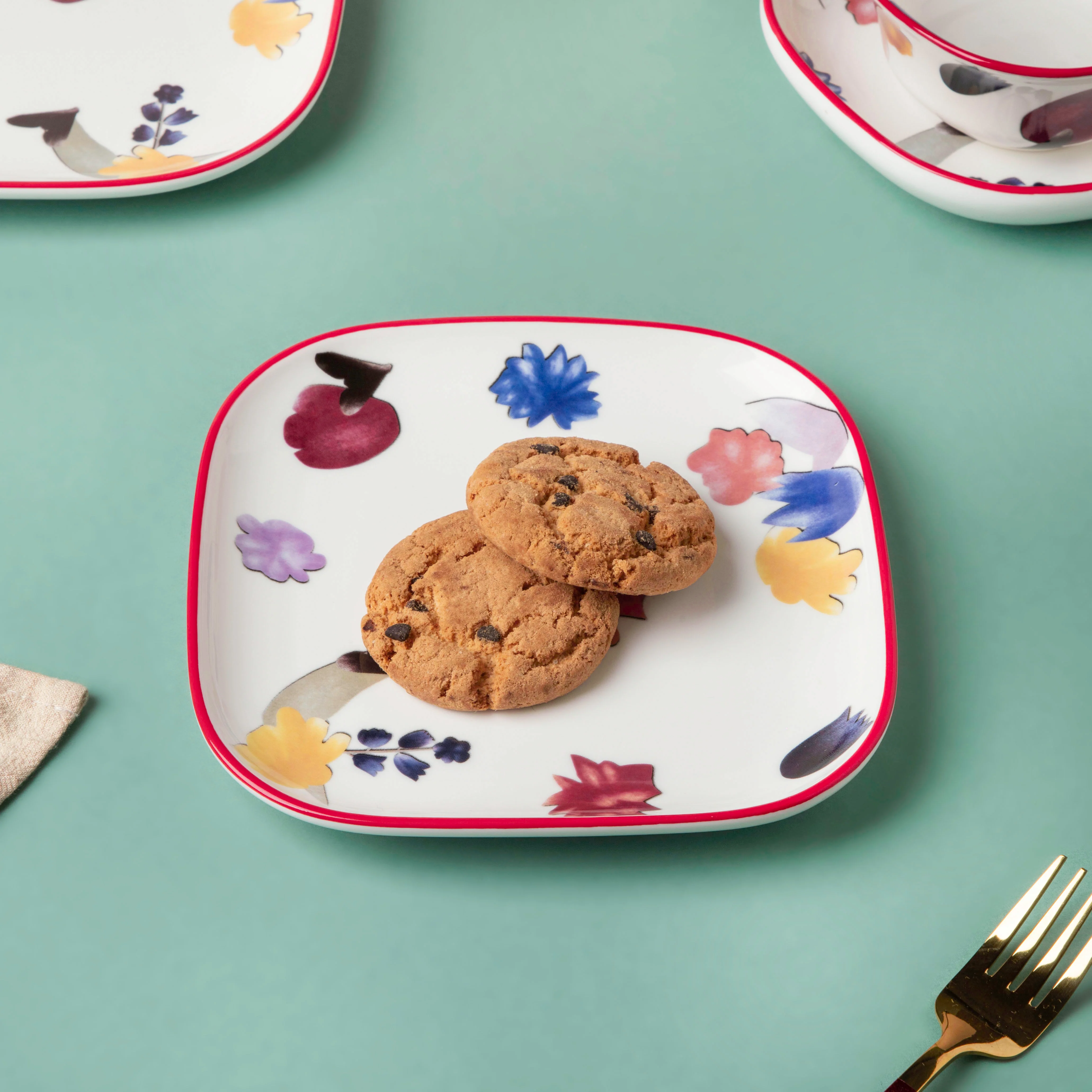 Florista Elevated Snack Plate 7.5 Inch - Image 4