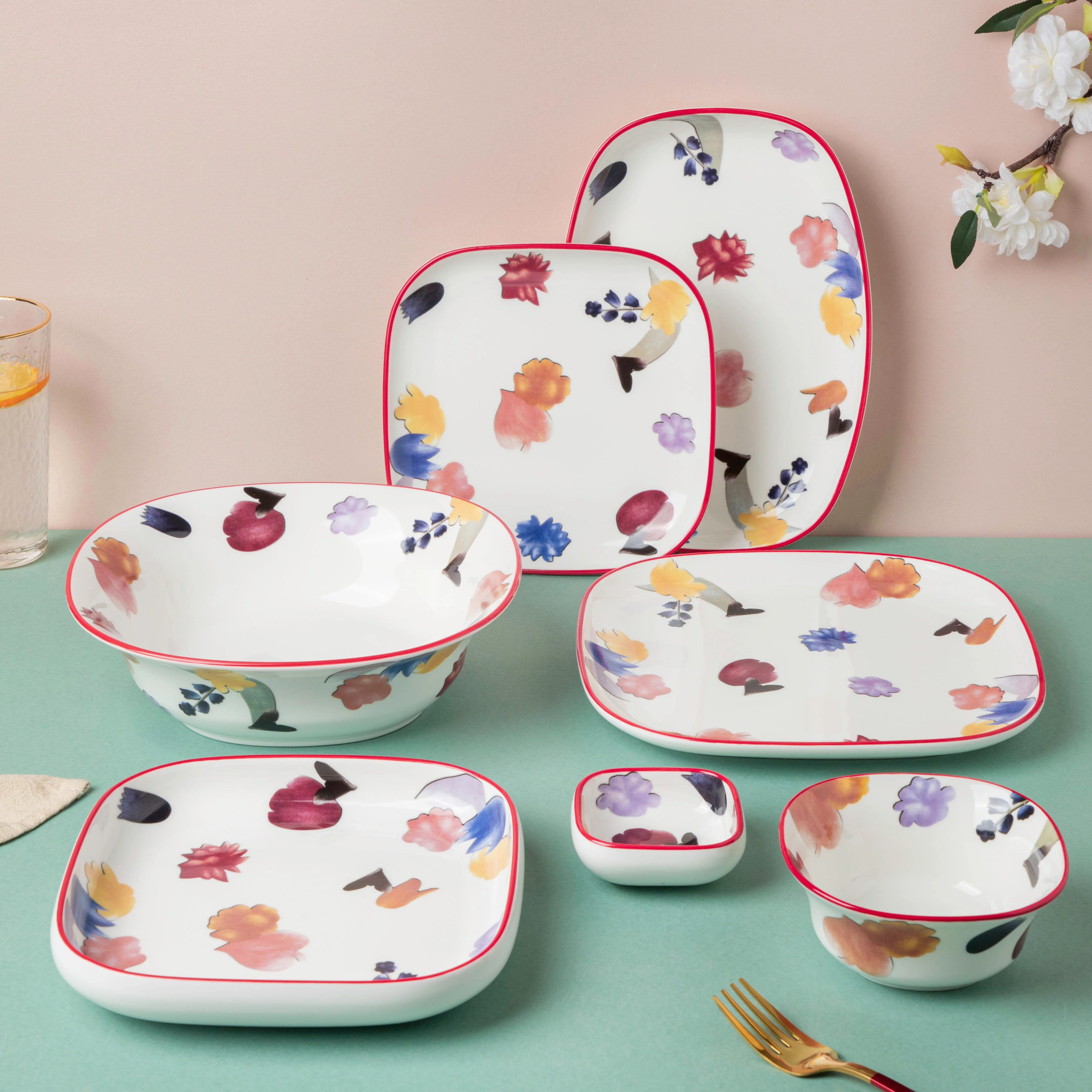 Florista Elevated Snack Plate 7.5 Inch - Image 6