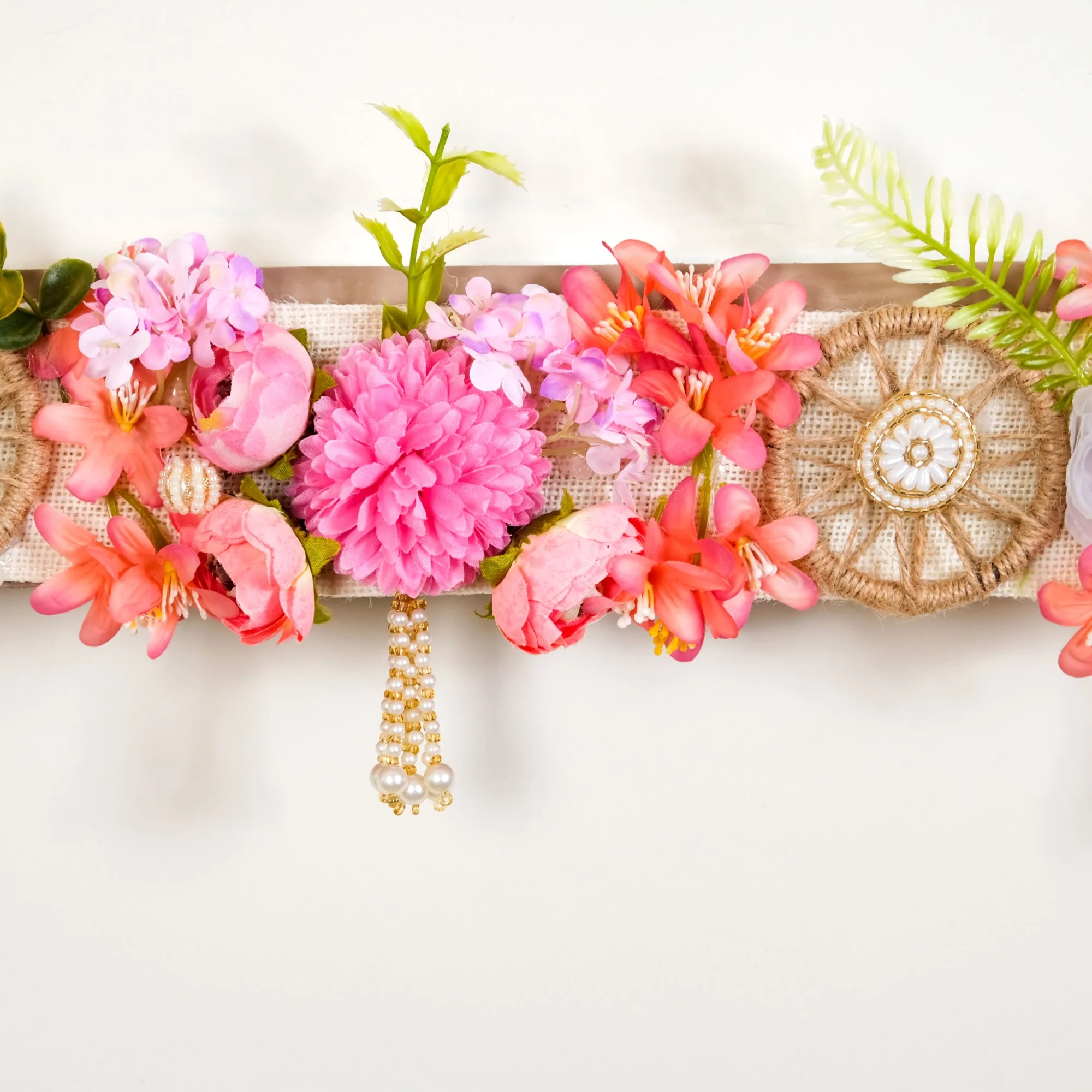 Flower And Pearls Decorative Toran - Image 5