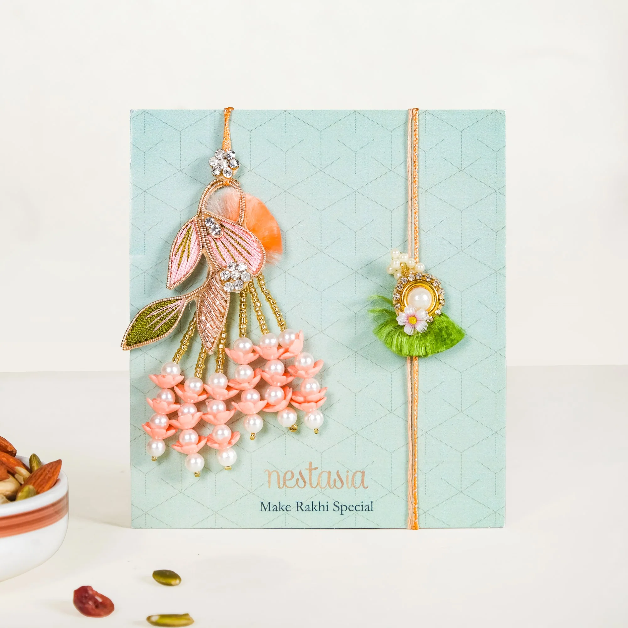 Flower Garden Rakhi Lumba Hamper - Image 2