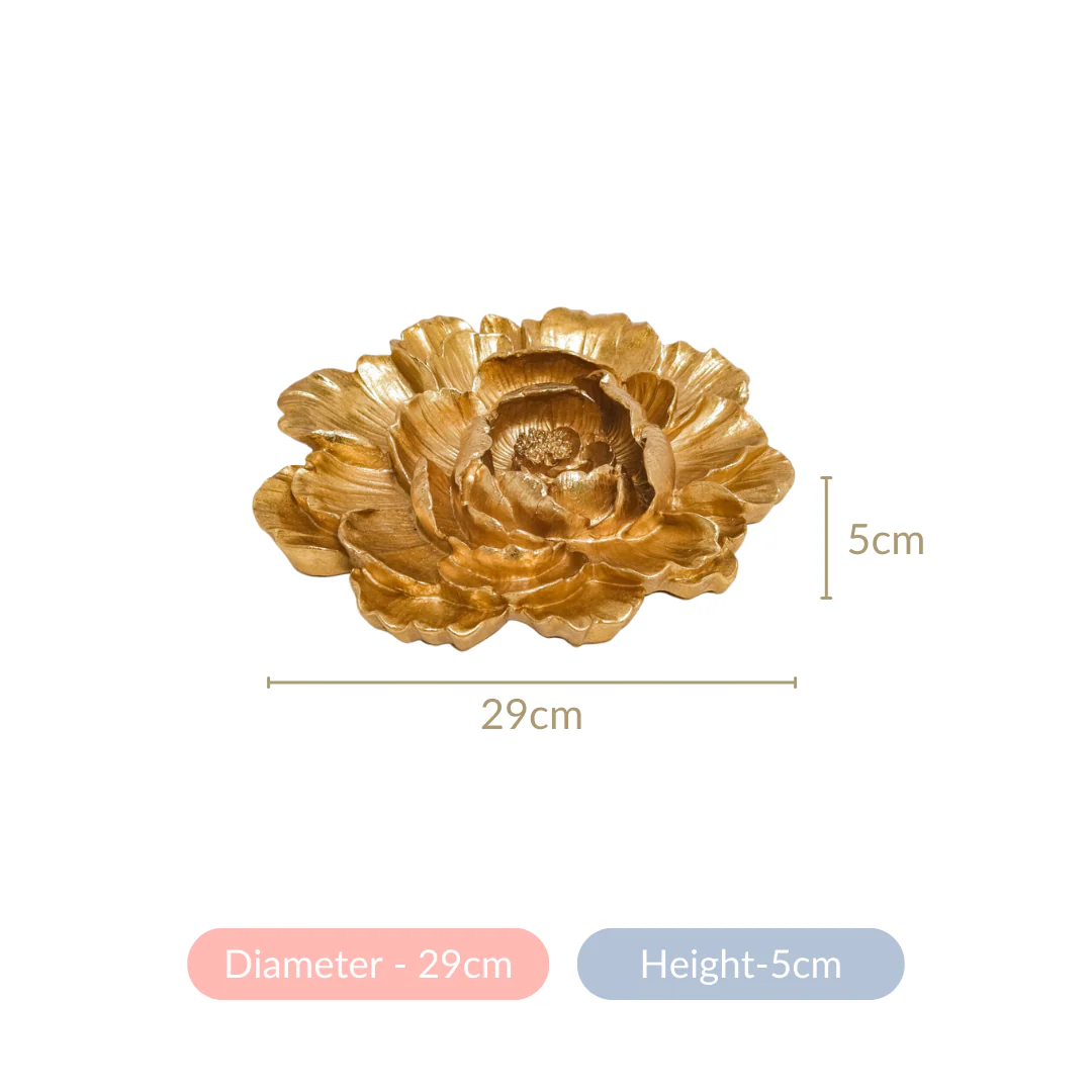 Flower Wall Decor Gold - Image 7