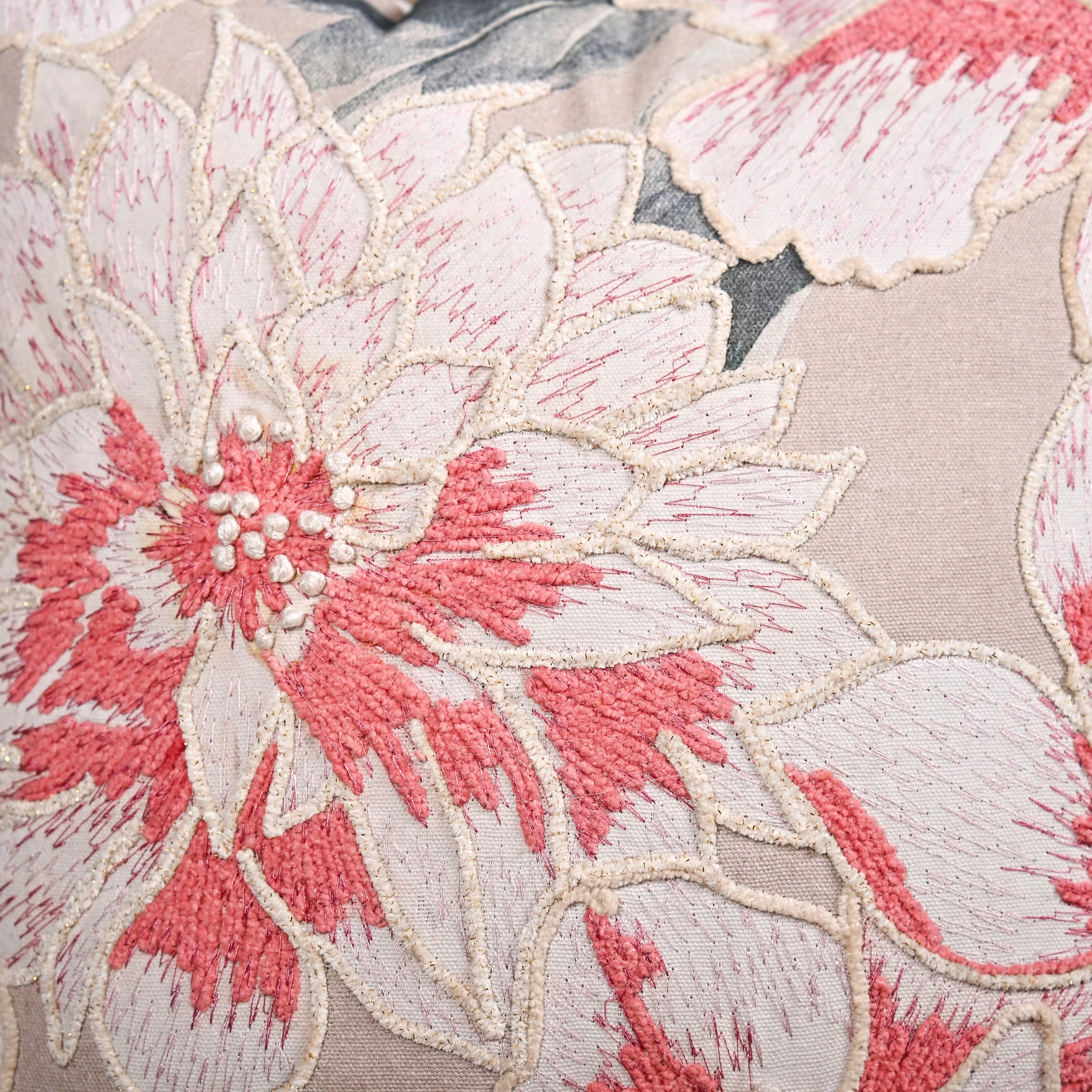 Flowers Of Eden Cotton Cushion Cover 40x40 cm - Image 3