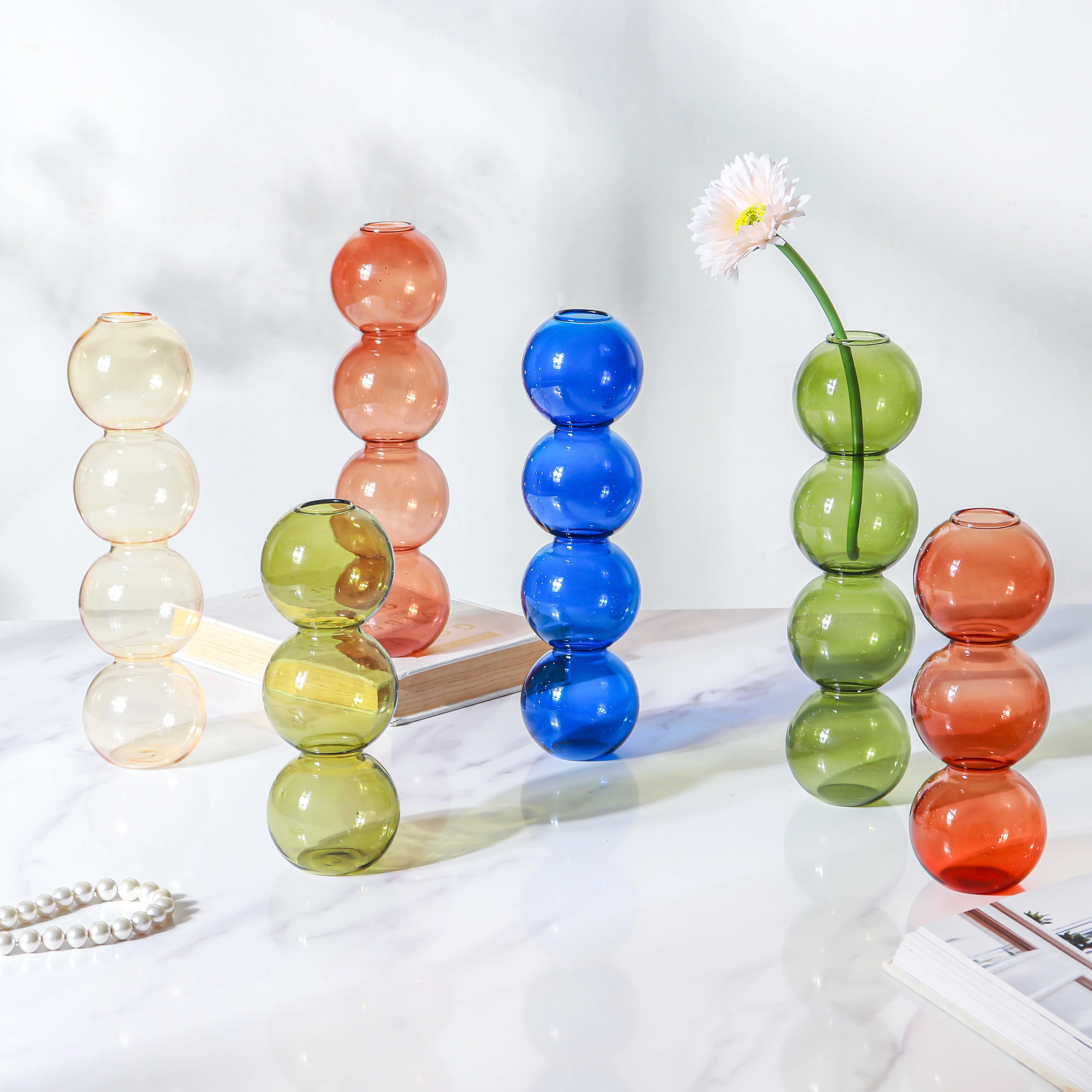 Four Bubbles Glass Vase - Image 17