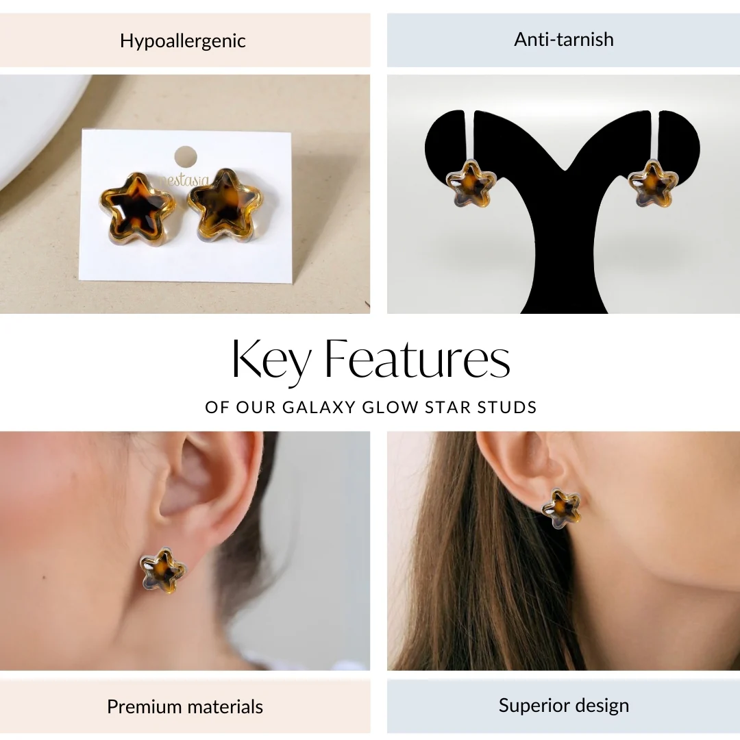 Galaxy Glow Star Studs - Image 4