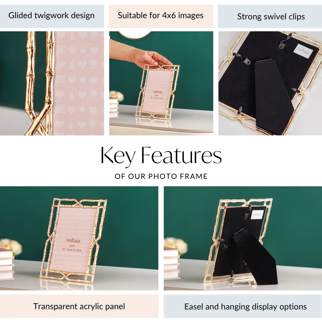 Gilded Gold Picture Frame Small 10x15cm - Image 5