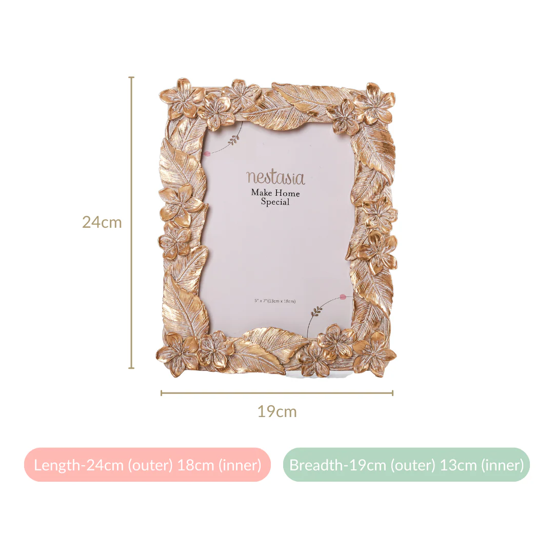 Glam Tropical Picture Frame Gold 9"x7.5" - Image 7