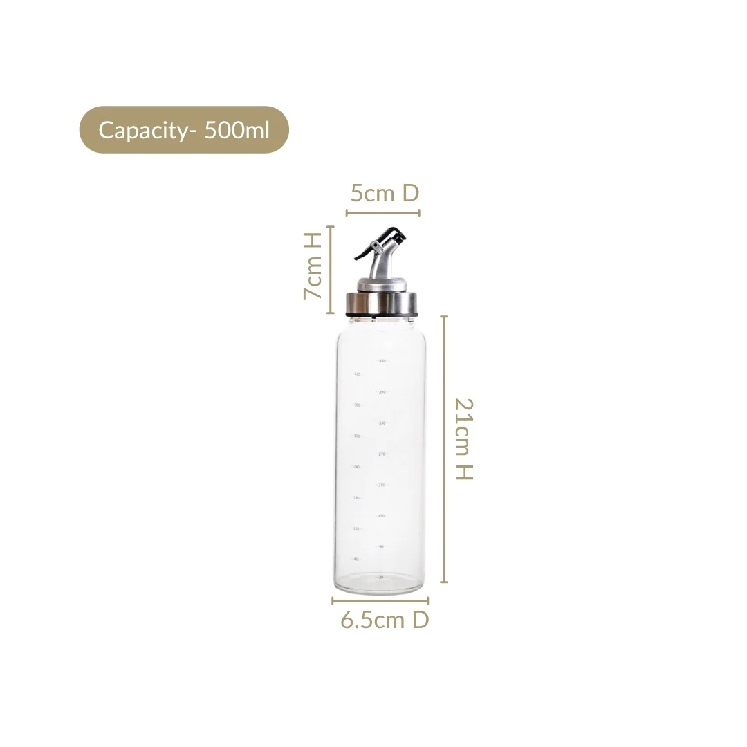Glass Oil Bottle Set Of 2 500ml - Image 3