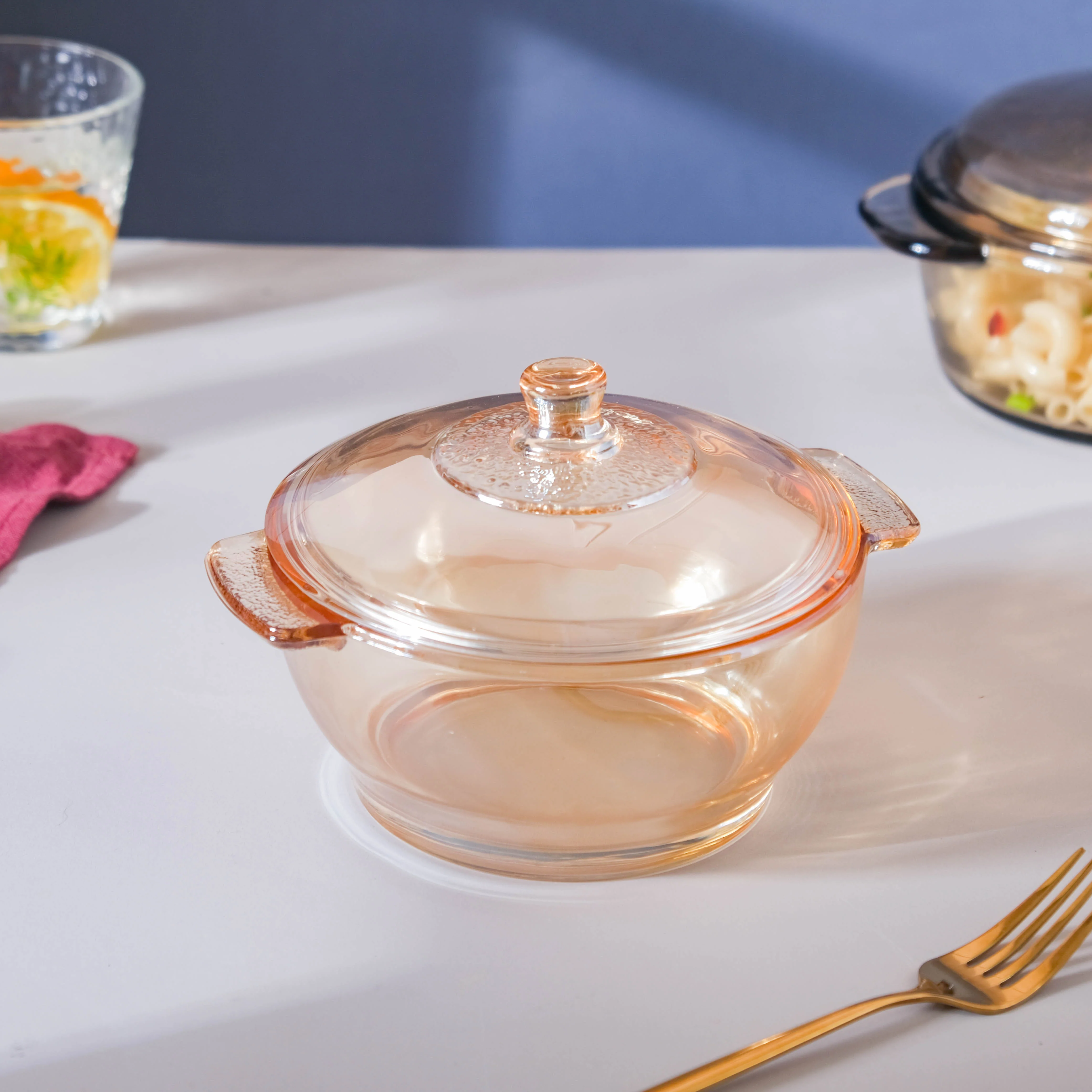 Glass Bowl With Lid - Image 5